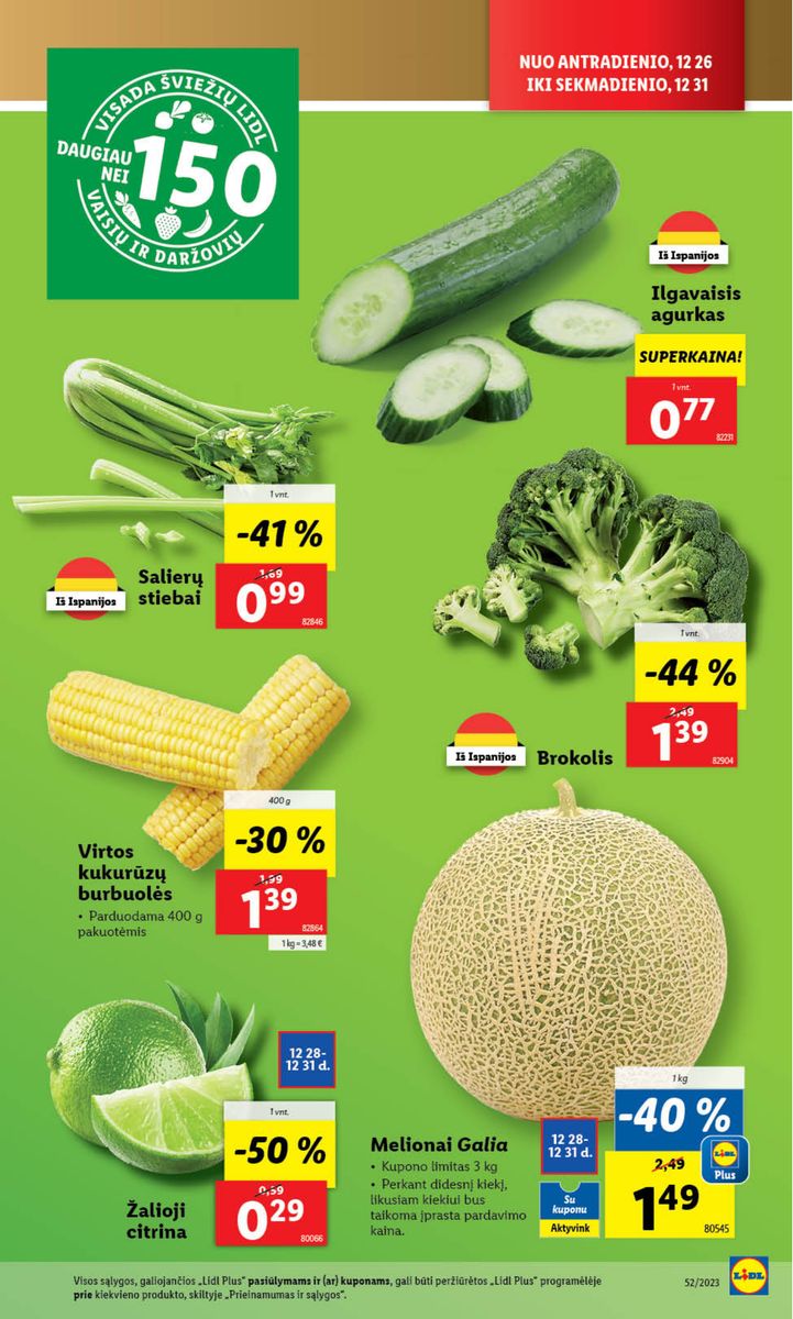 Naujausias LIDL kaininis katalogas 2023.12.26 - 2023.12.31
