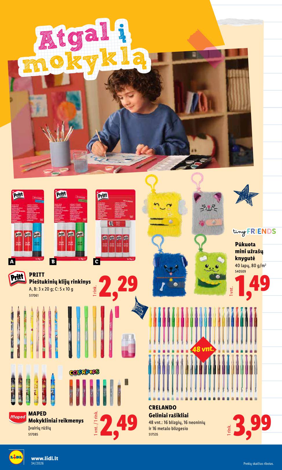 LIDL ne maisto prekių leidinys 2026.08.17 - 2026.08.23