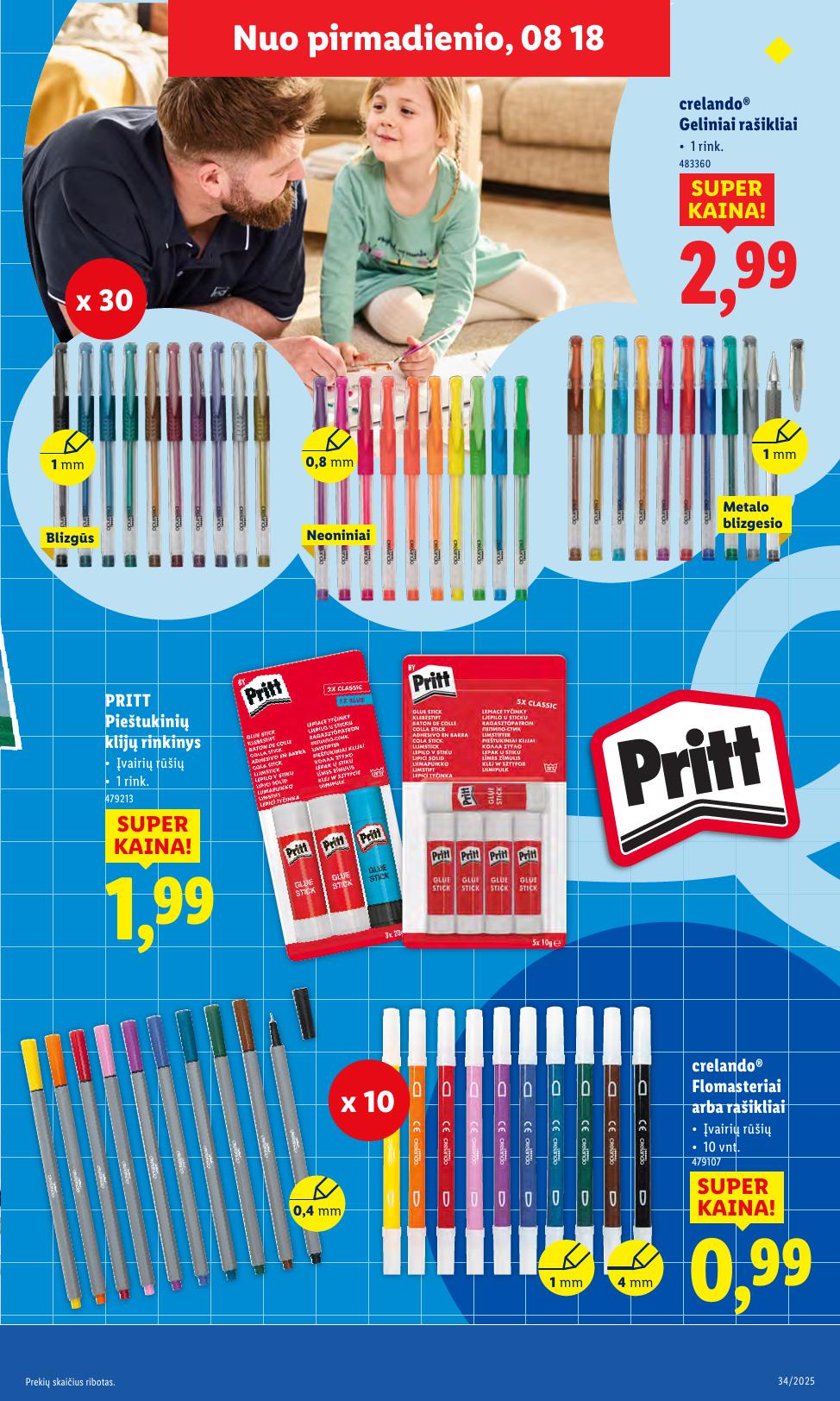 LIDL ne maisto prekių leidinys 2025.08.18 - 2025.08.24