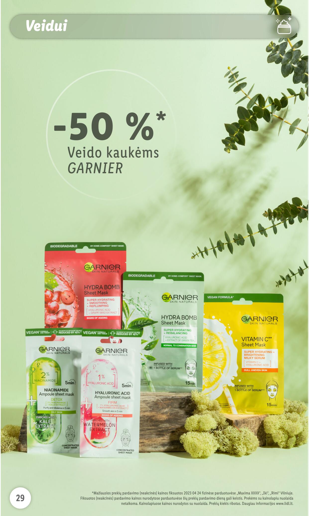 LIDL prekių katalogas "Grožio festivalis" galioja nuo 2023.05.01