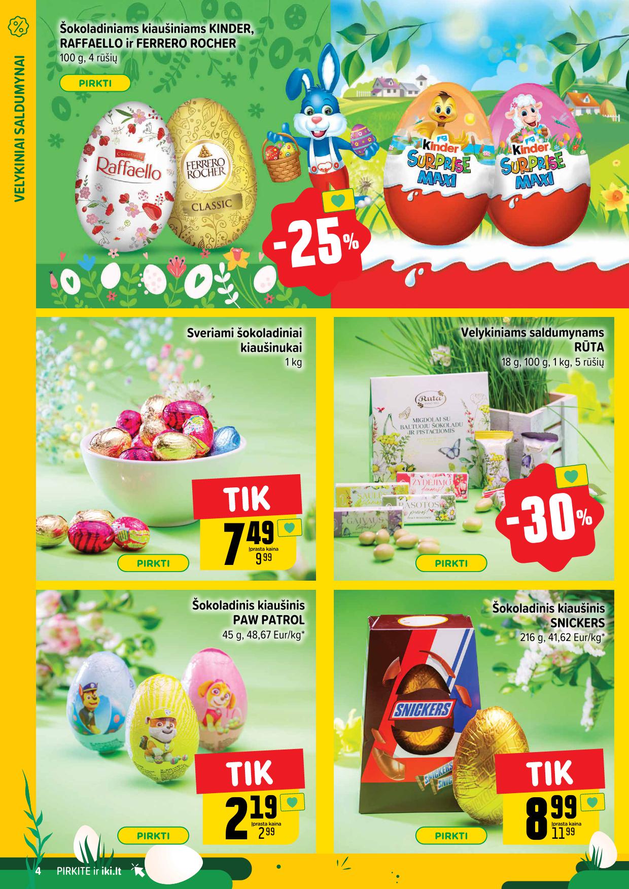 IKI SAVAITĖLĖ akcijų ir nuolaidų leidinys Nr.15 2025.04.07 - 2025.04.13