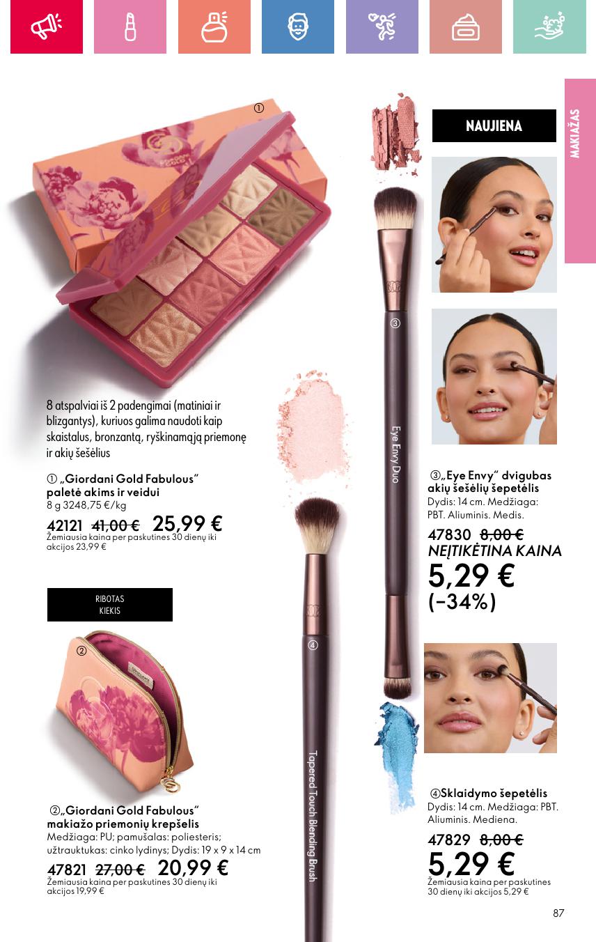 ORIFLAME katalogas galioja 2025.08.03 - 2025.08.23