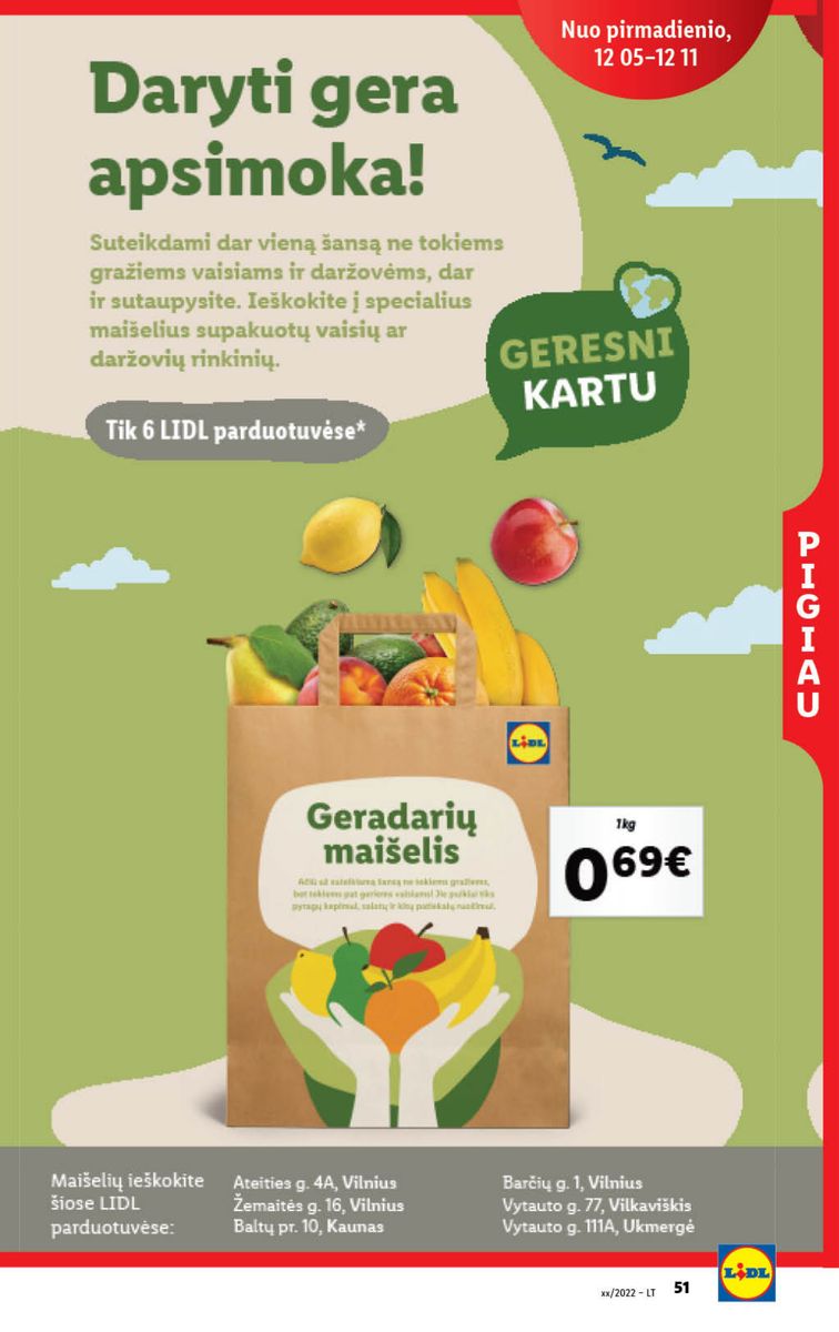 Naujausias LIDL kaininis katalogas 2022.12.05 - 2022.12.11