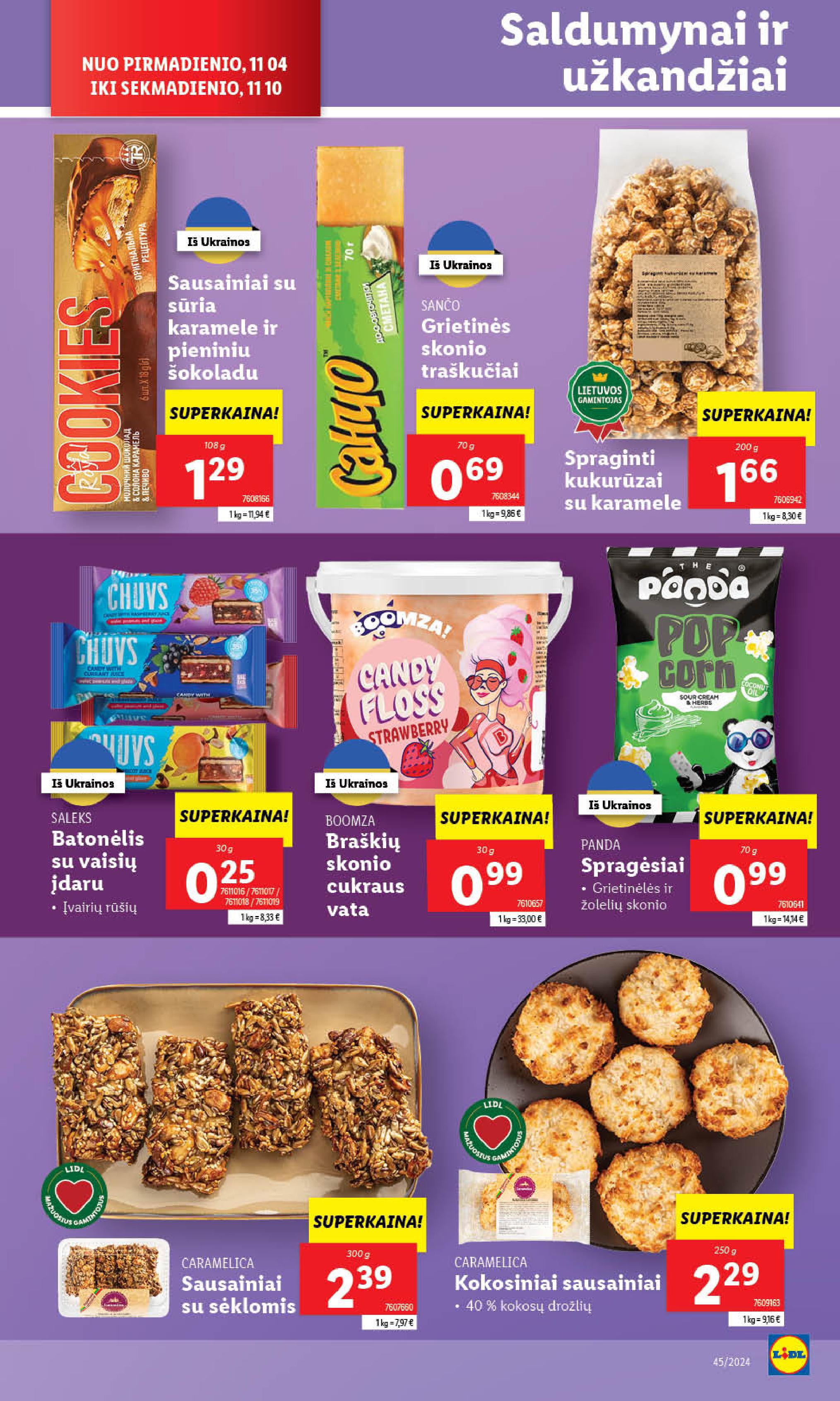 Naujausias LIDL kaininis katalogas 2024.11.04 - 2024.11.10
