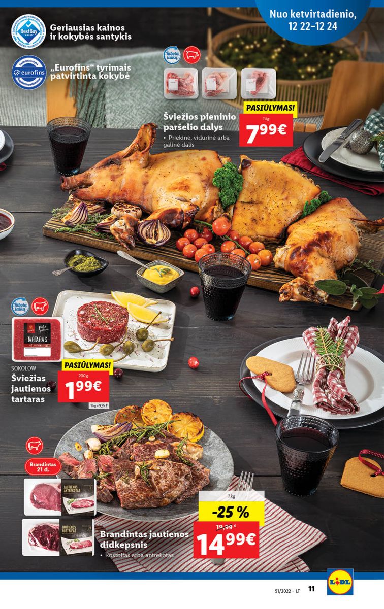 Naujausias LIDL kaininis katalogas 2022.12.19 - 2022.12.25