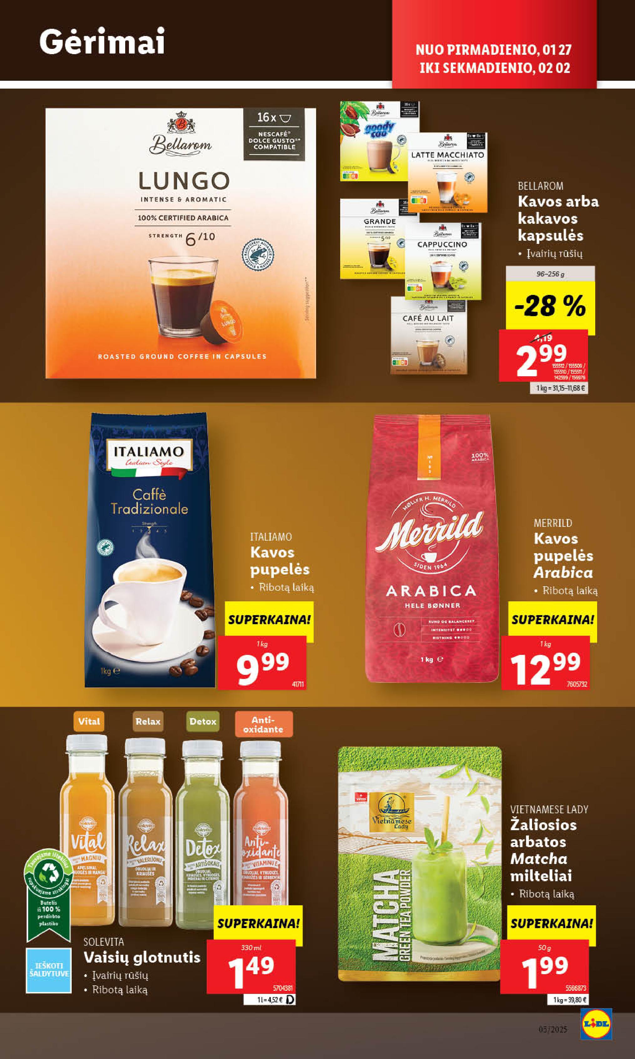 Naujausias LIDL kaininis katalogas 2025.01.27 - 2025.02.02