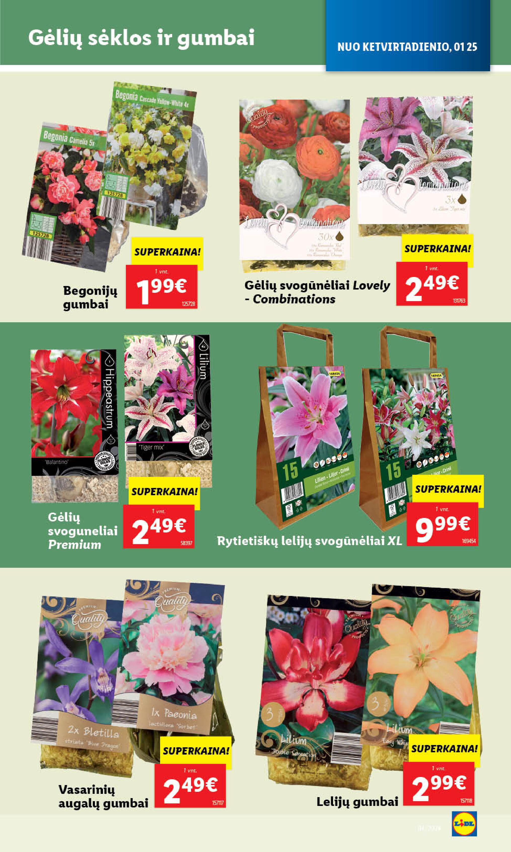 Naujausias LIDL kaininis katalogas 2024.01.22 - 2024.01.28