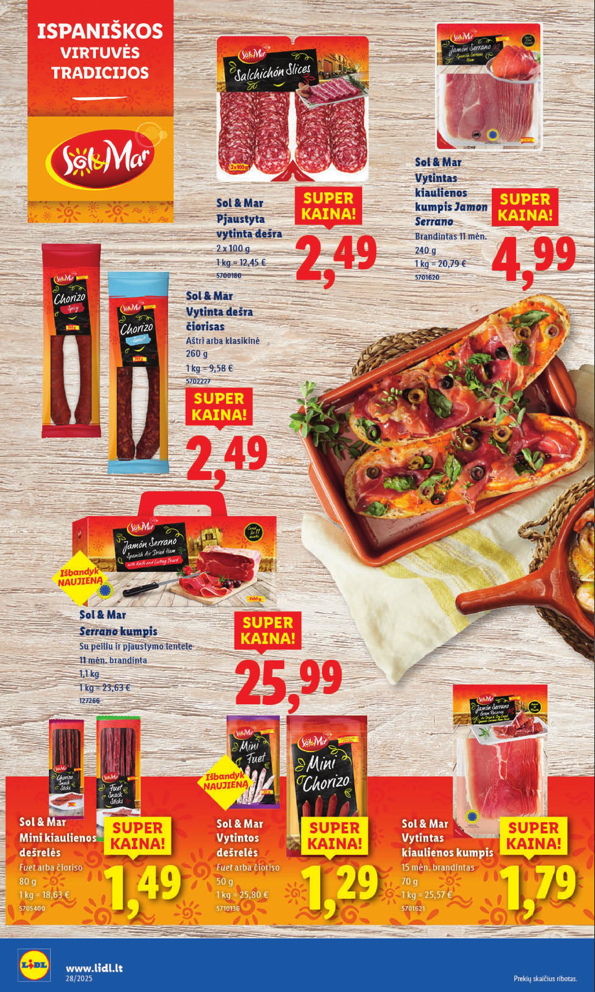 Naujausias LIDL kaininis katalogas 2025.07.07 - 2025.07.13