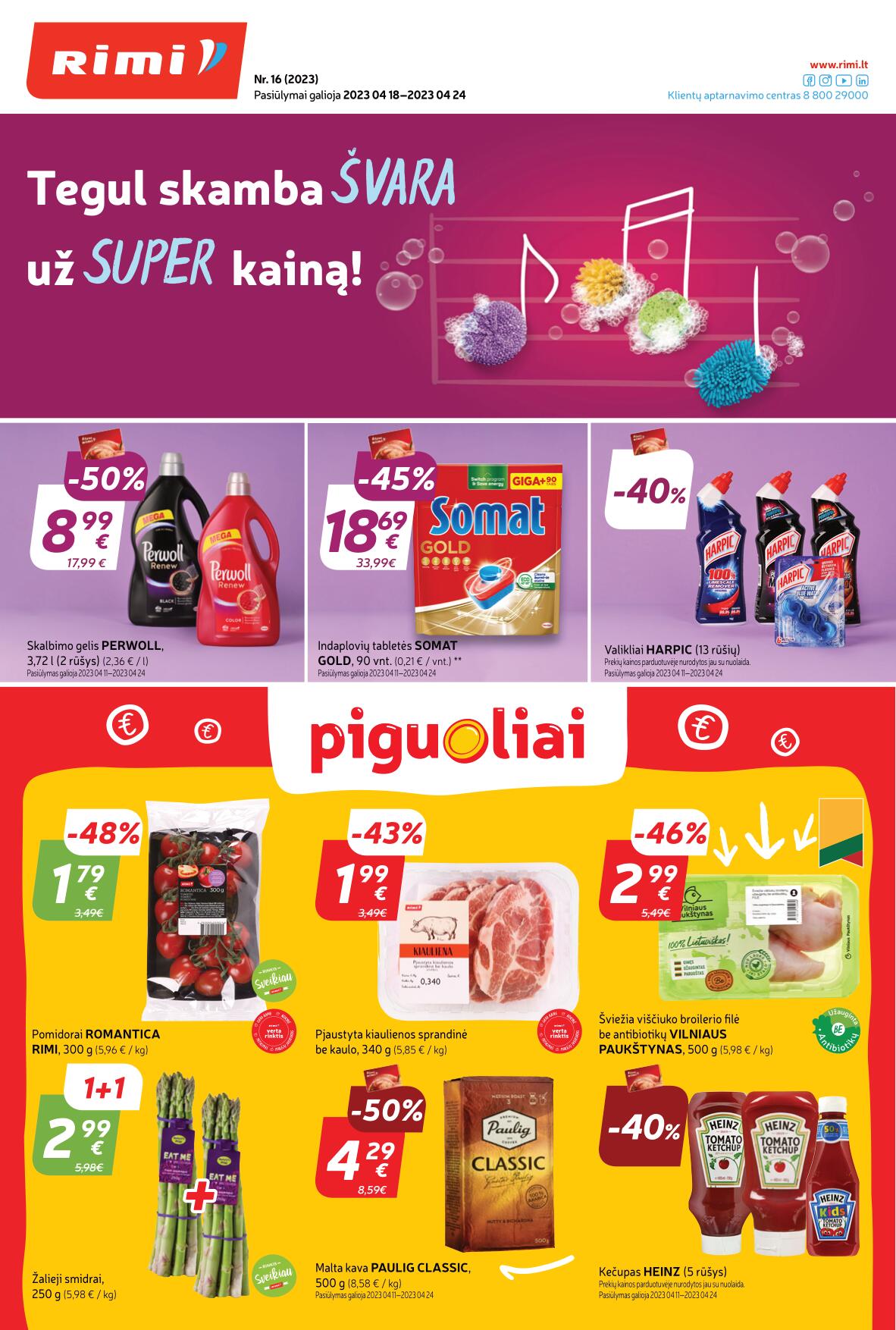 Naujausias RIMI kaininis katalogas 2023.04.18 - 2023.04.24