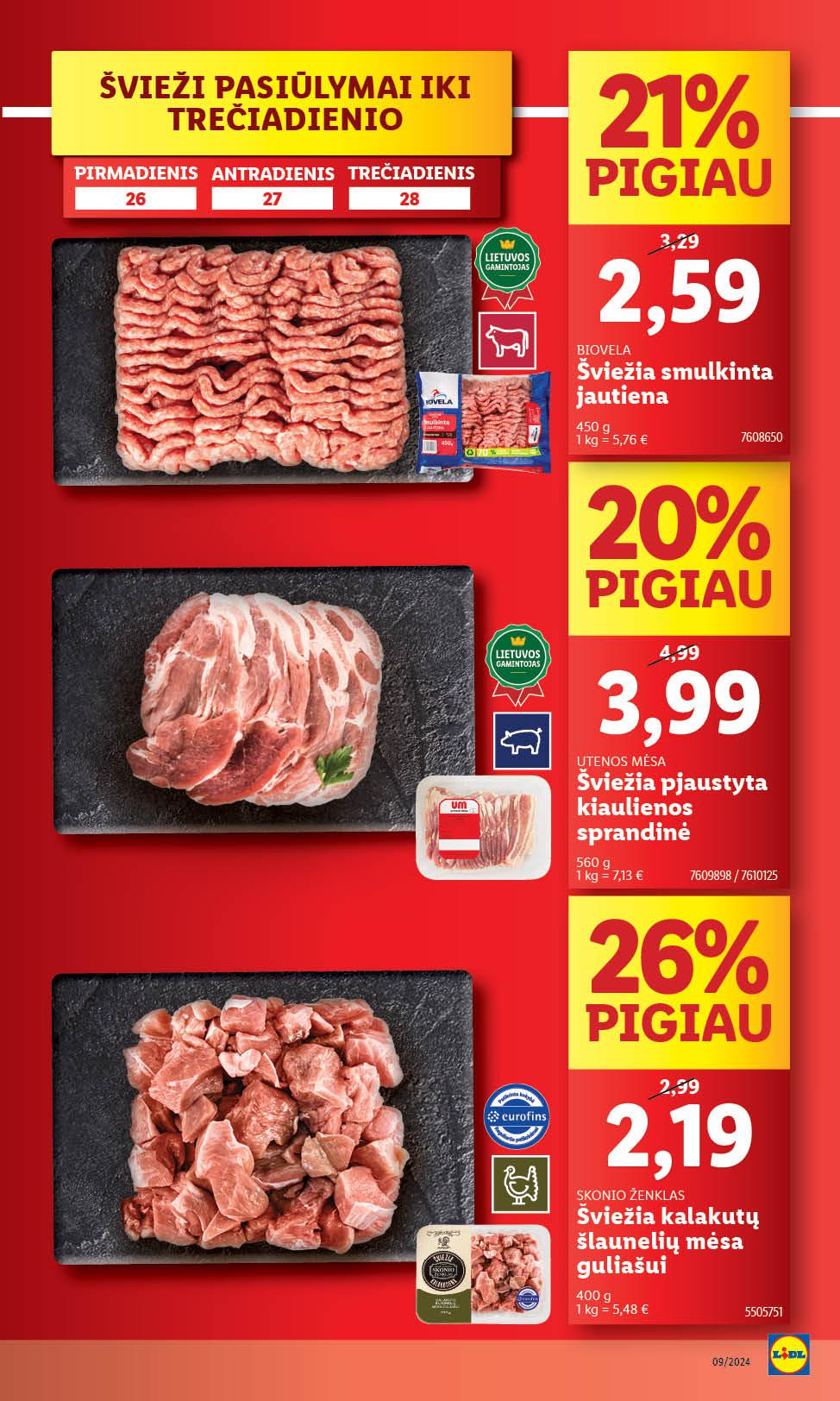 Naujausias LIDL kaininis katalogas 2024.02.26 - 2024.03.03