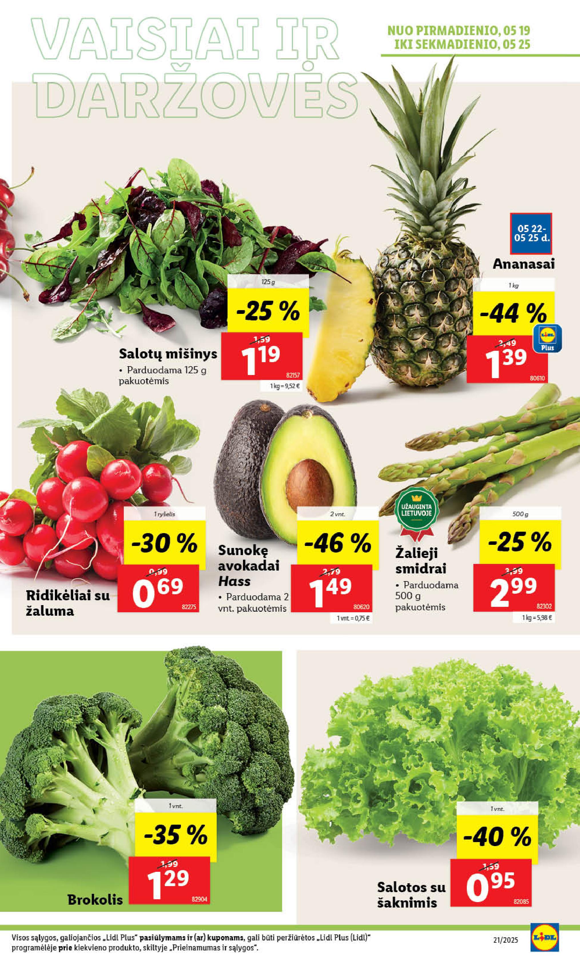 Naujausias LIDL kaininis katalogas 2025.05.19 - 2025.05.25