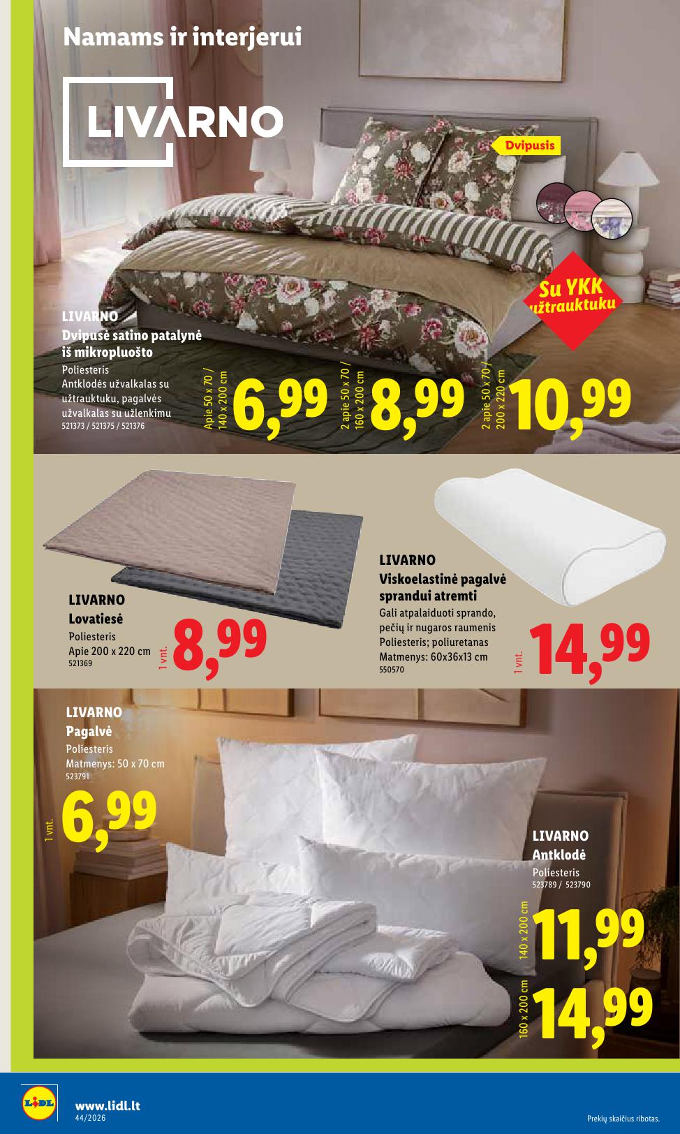 LIDL ne maisto prekių leidinys 2026.10.26 - 2026.11.01