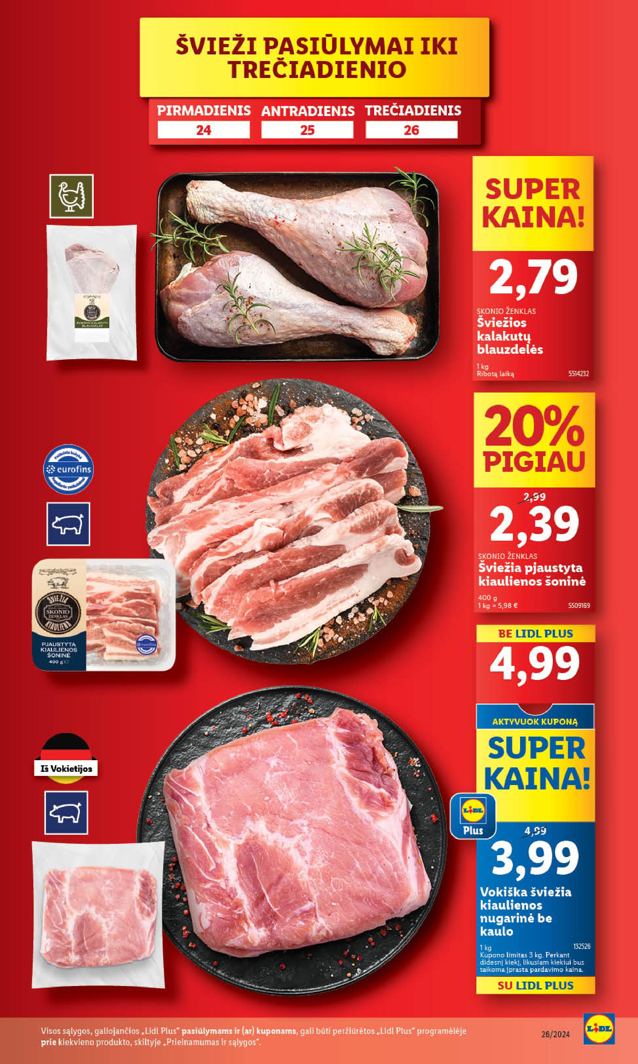 Naujausias LIDL kaininis katalogas 2024.06.24 - 2024.06.30