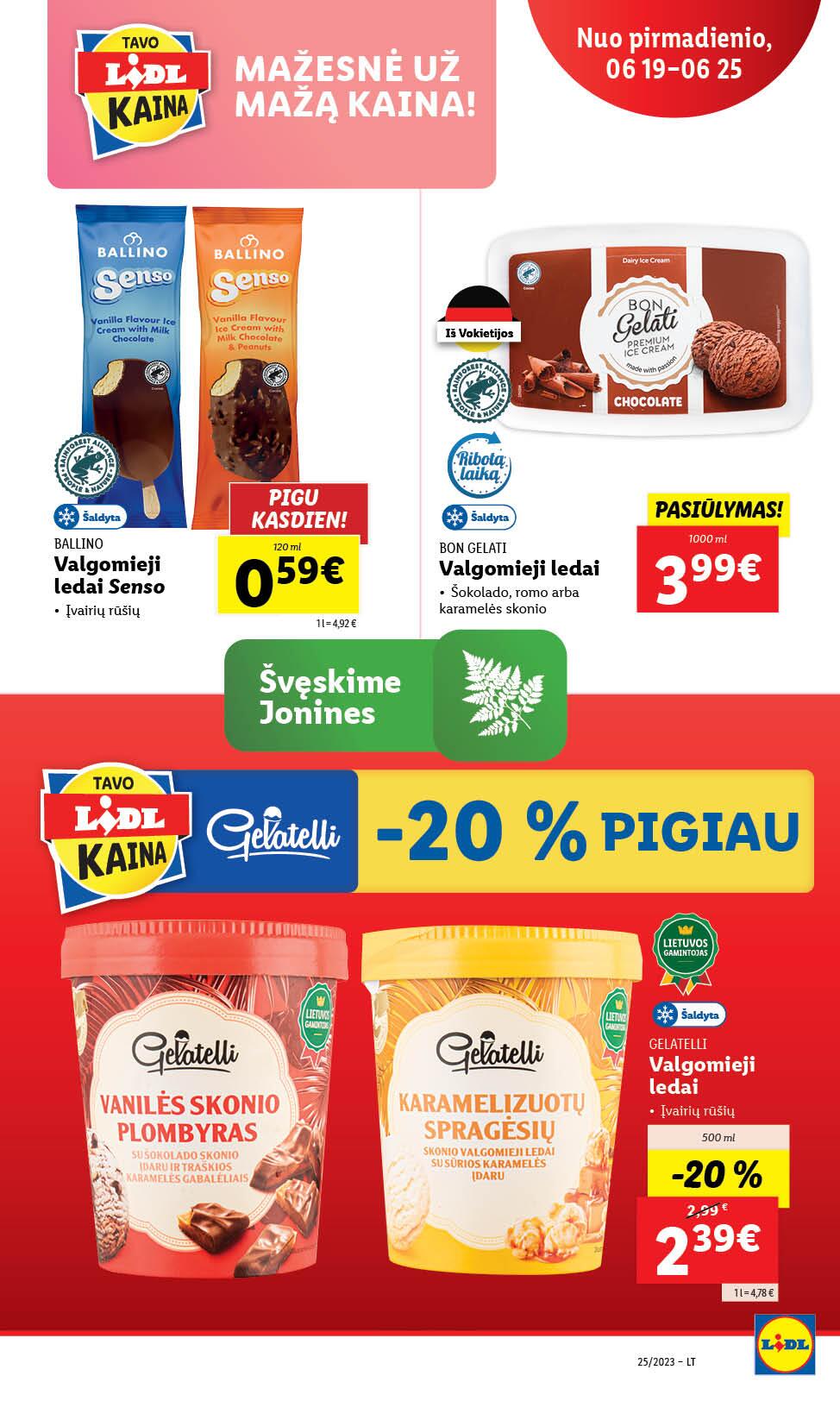 Naujausias LIDL kaininis katalogas 2023.06.19 - 2023.06.25