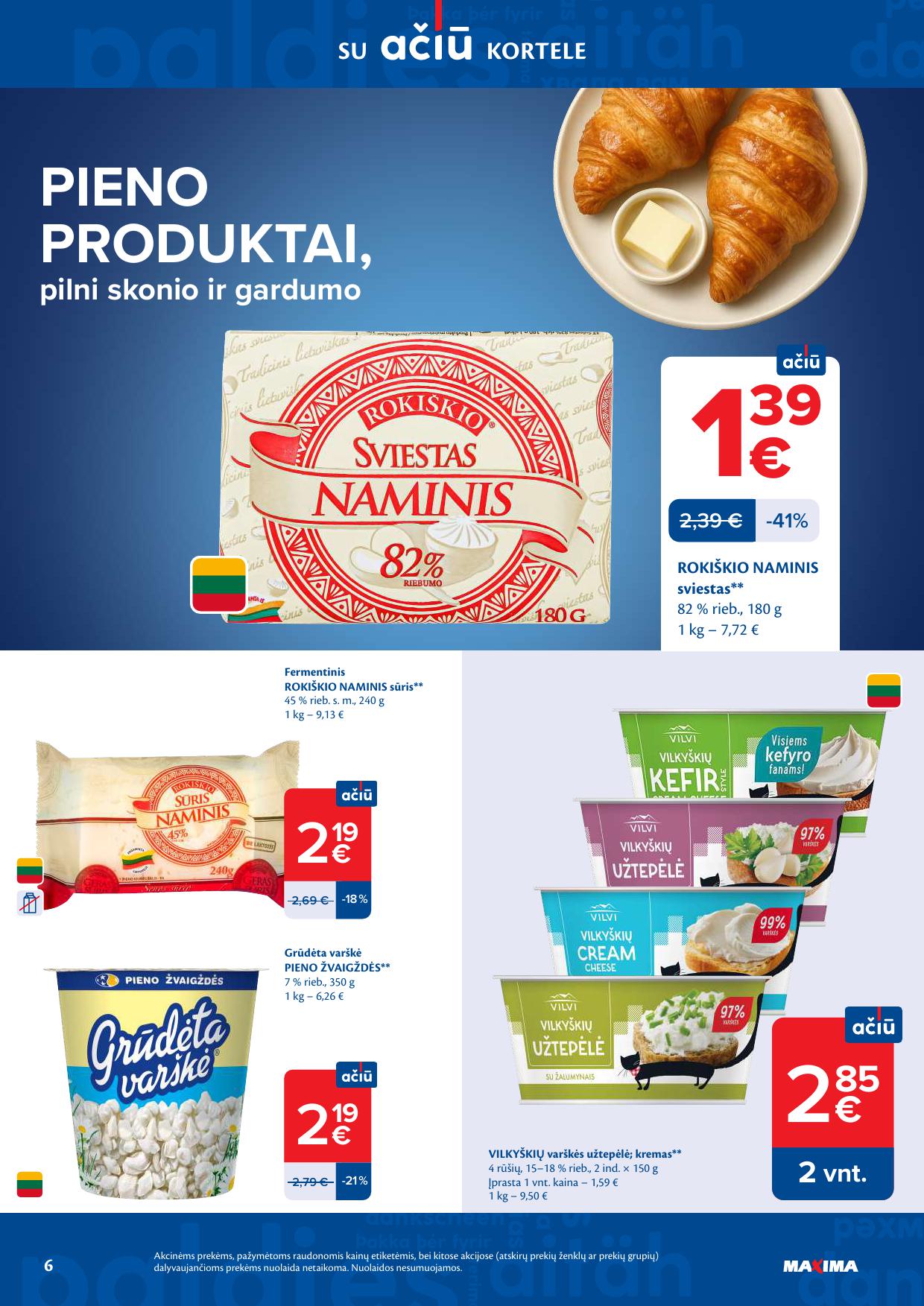 MAXIMA akcijų ir nuolaidų leidinys Nr.16 2026.04.14 - 2026.04.20