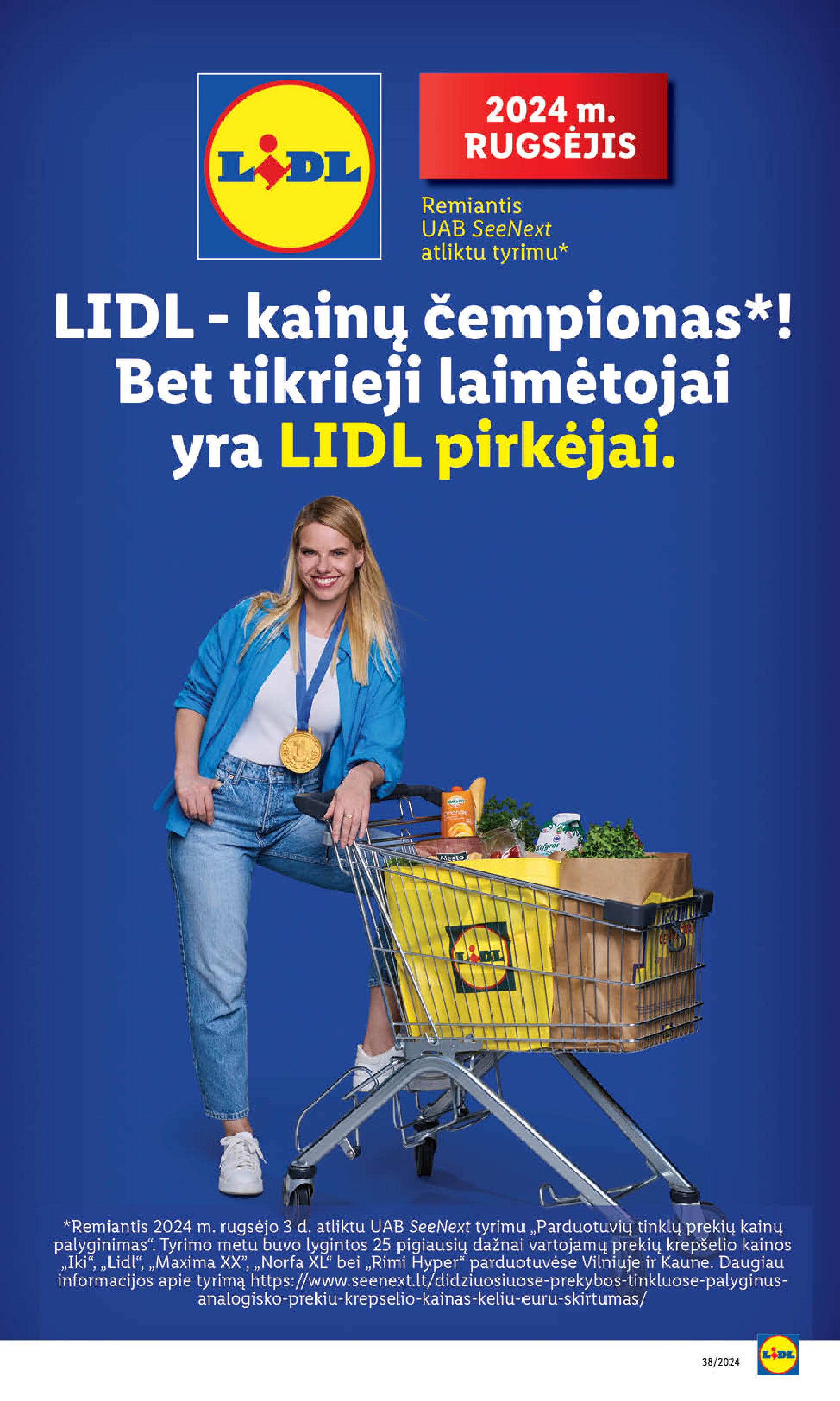 Naujausias LIDL kaininis katalogas 2024.09.16 - 2024.09.22