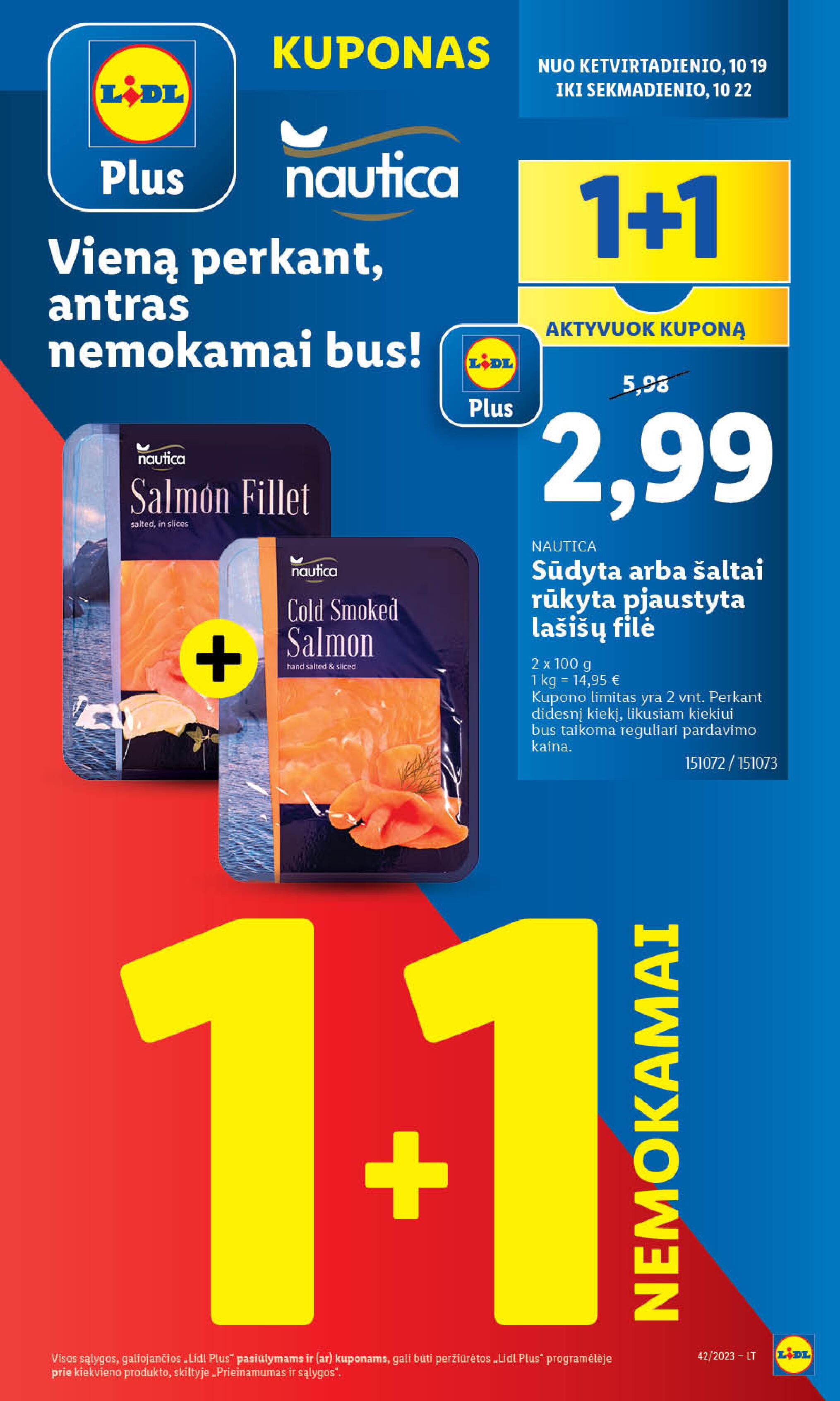 Naujausias LIDL kaininis katalogas 2023.10.16 - 2023.10.22