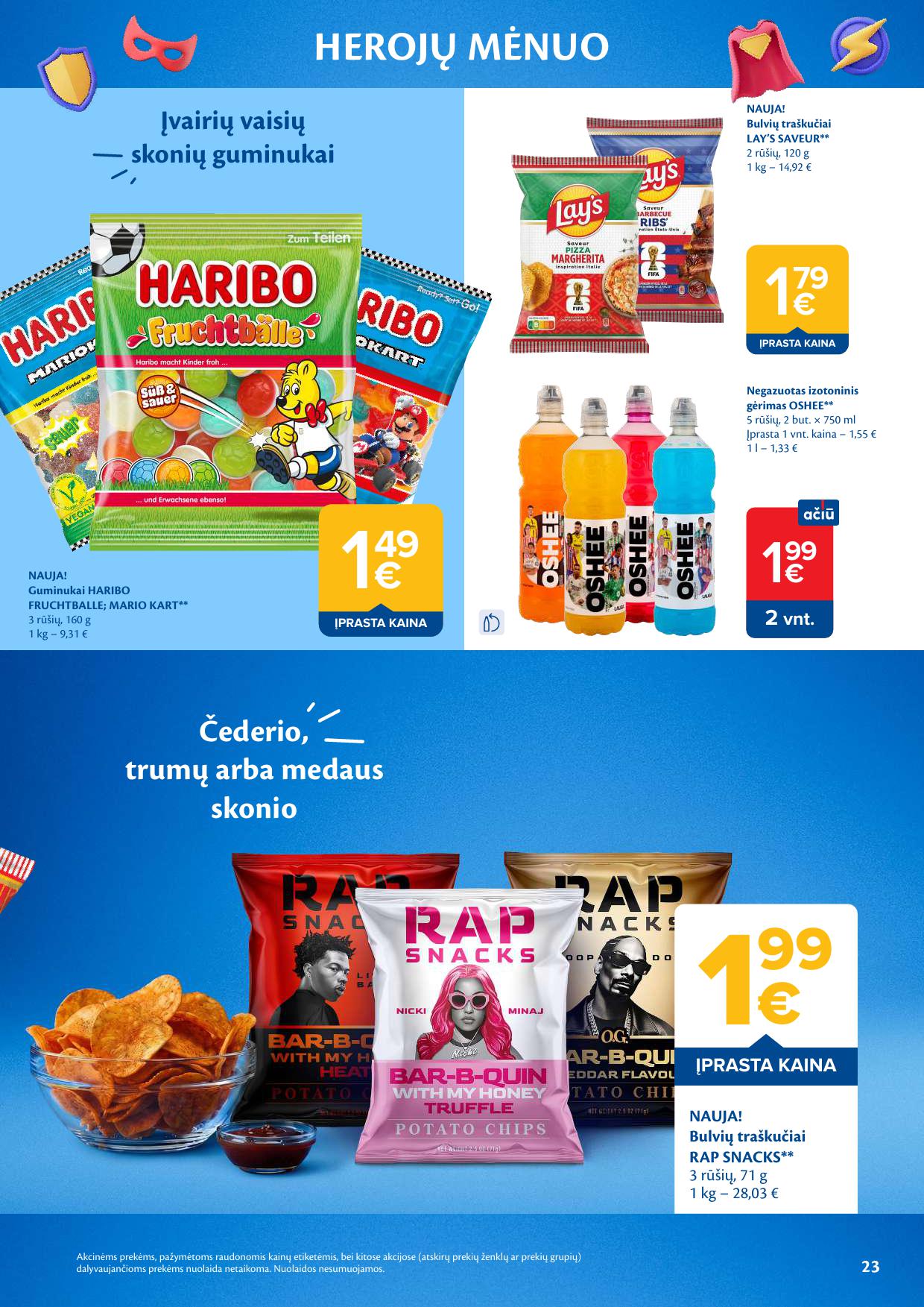 MAXIMA akcijų katalogas "HEROJŲ MĖNUO"