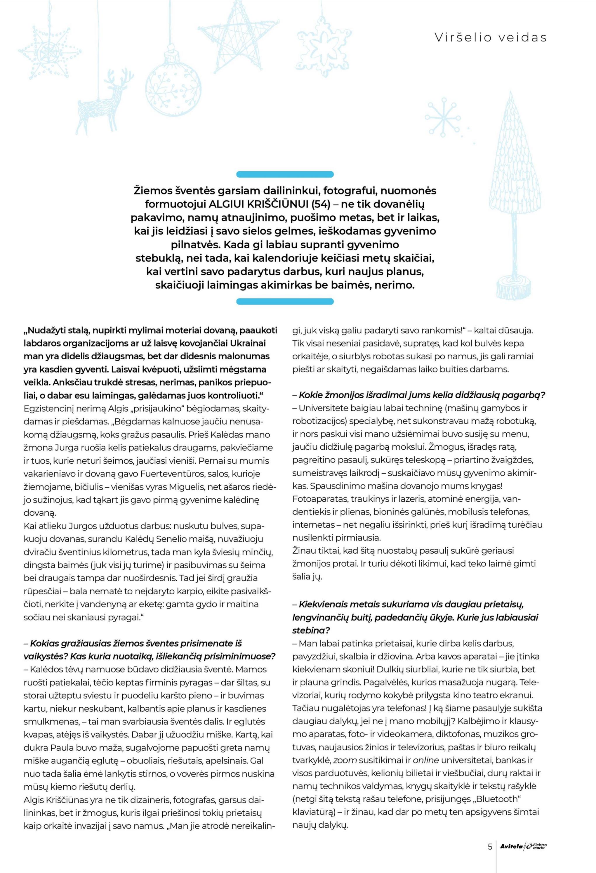 ELEKTROMARKT / AVITELA akcijų ir nuolaidų leidinys 2022.11.29 - 2022.12.26