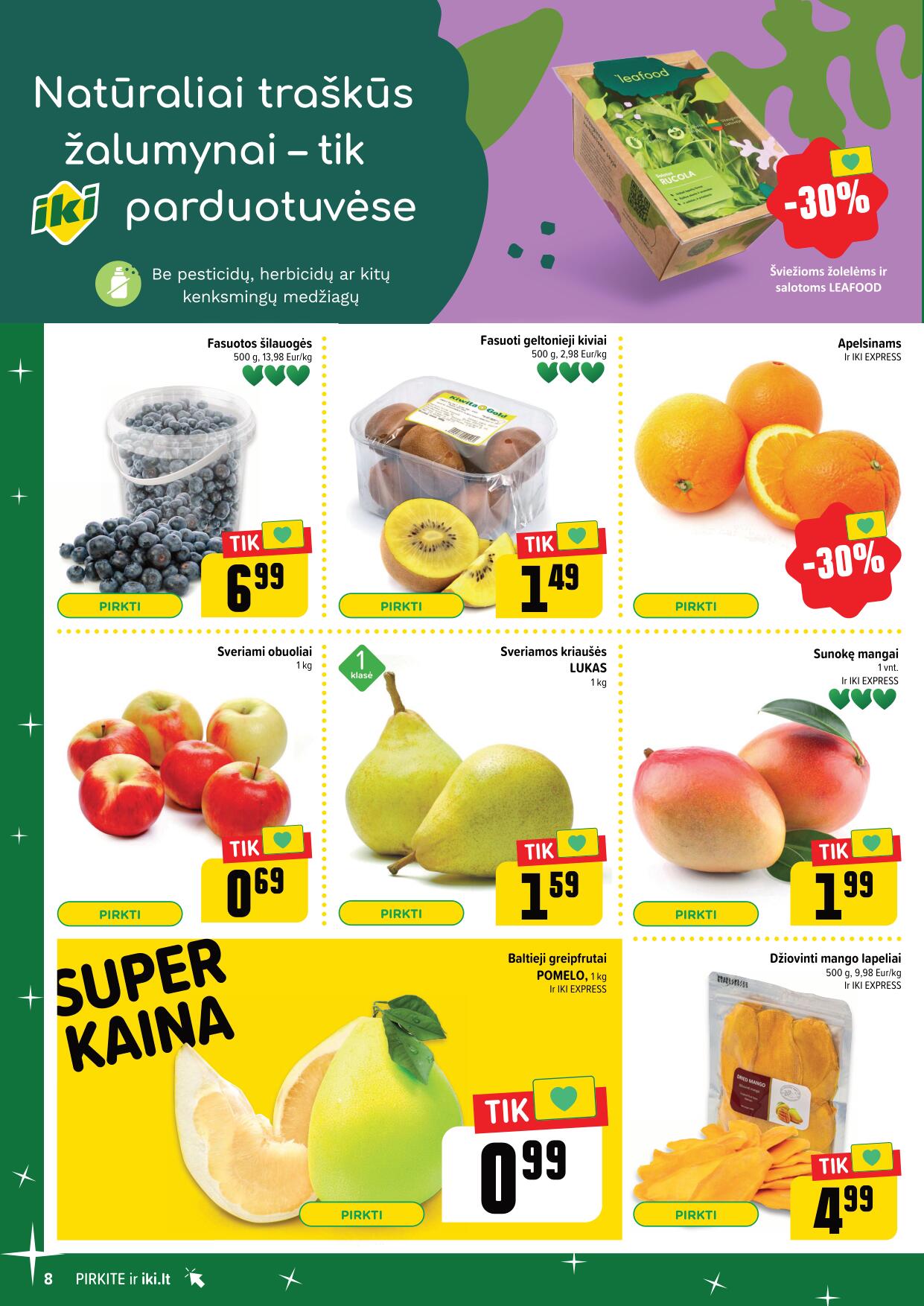 Naujausias IKI kaininis katalogas 2023.11.27 - 2023.12.03