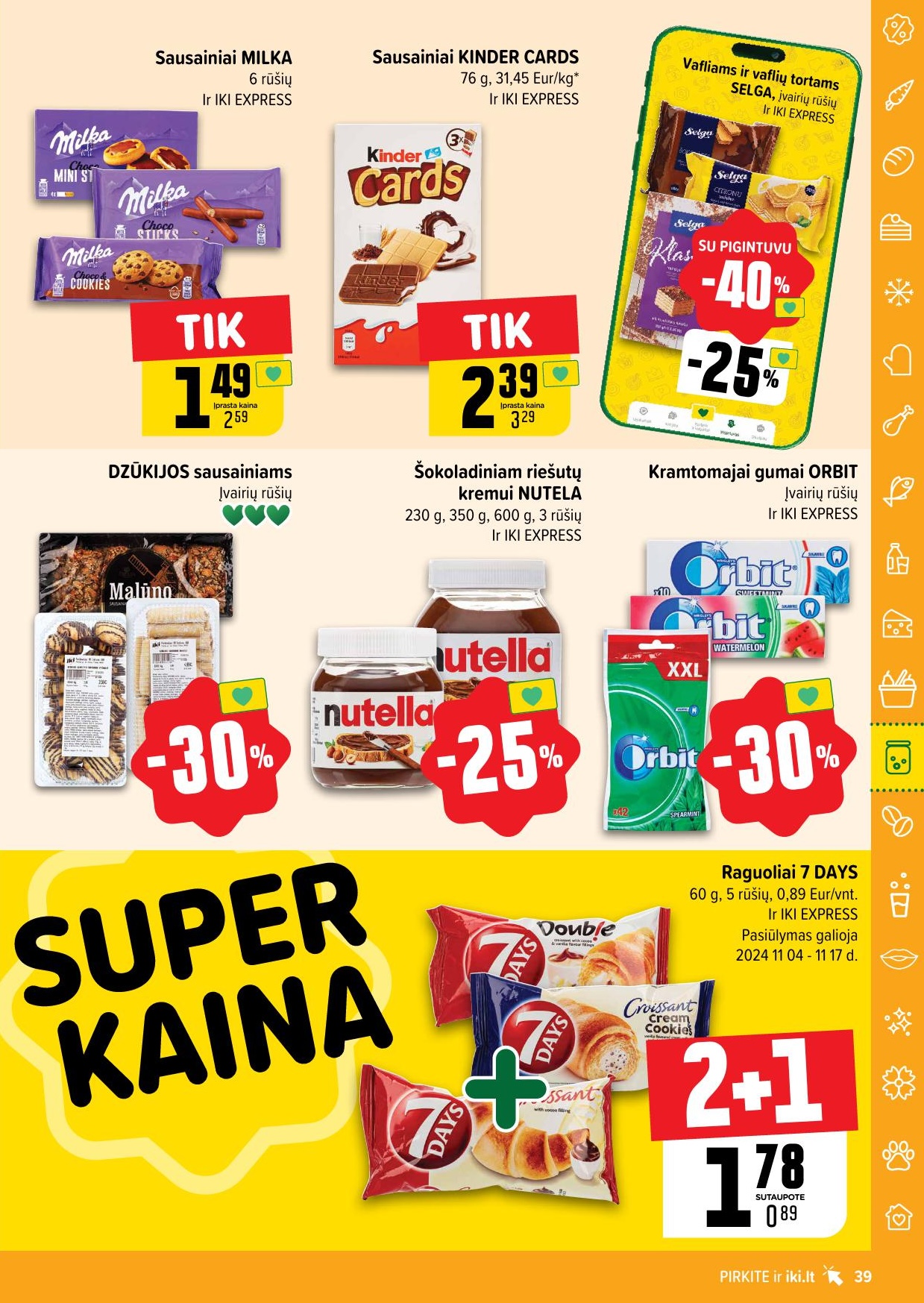 Naujausias IKI kaininis katalogas 2024.11.04 - 2024.11.10