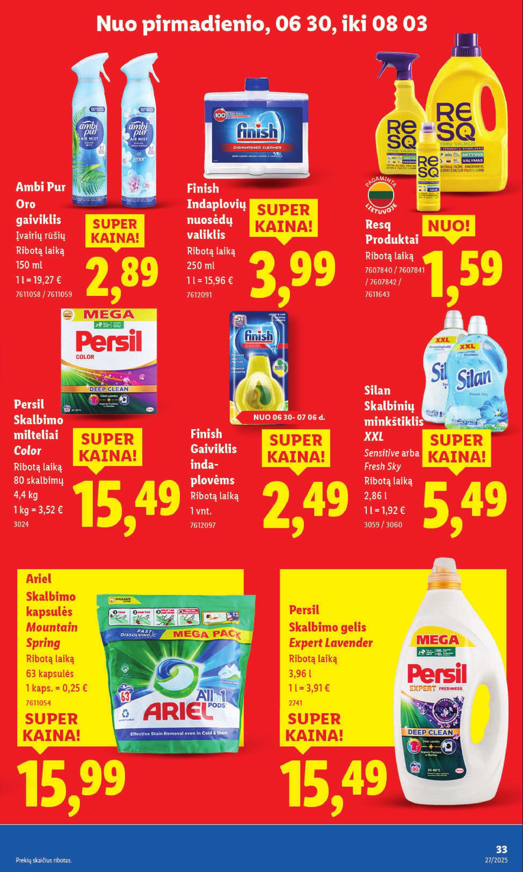 Naujausias LIDL kaininis katalogas 2025.06.30 - 2025.07.06