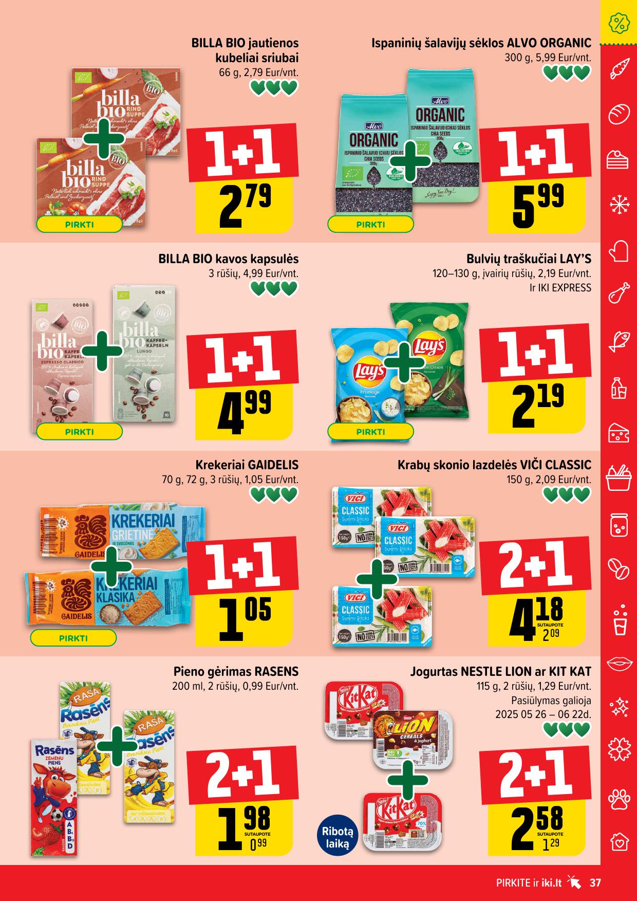 IKI SAVAITĖLĖ akcijų ir nuolaidų leidinys Nr.24 2025.06.09 - 2025.06.15
