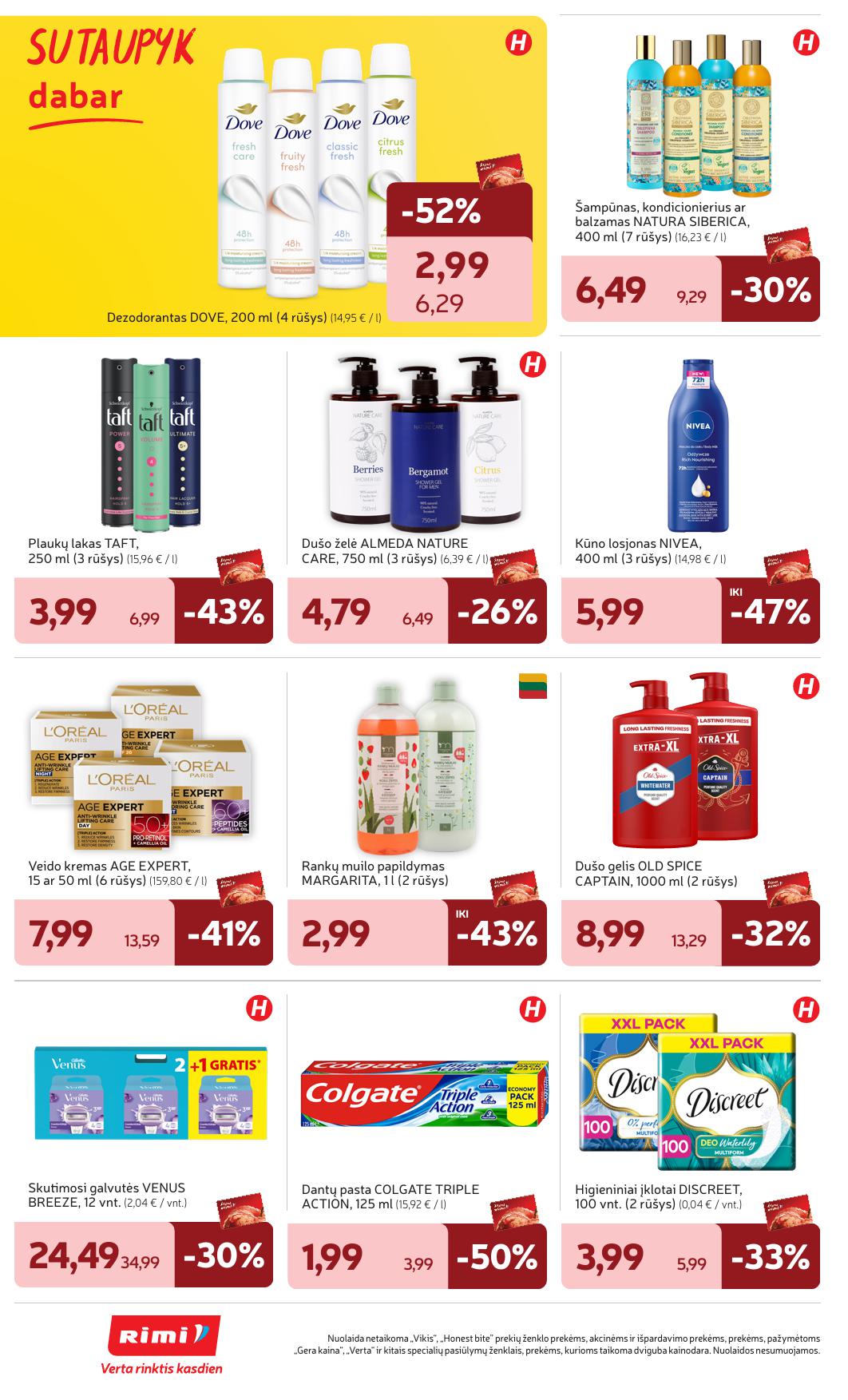 Naujausias RIMI kaininis katalogas 2026.03.10 - 2026.03.16