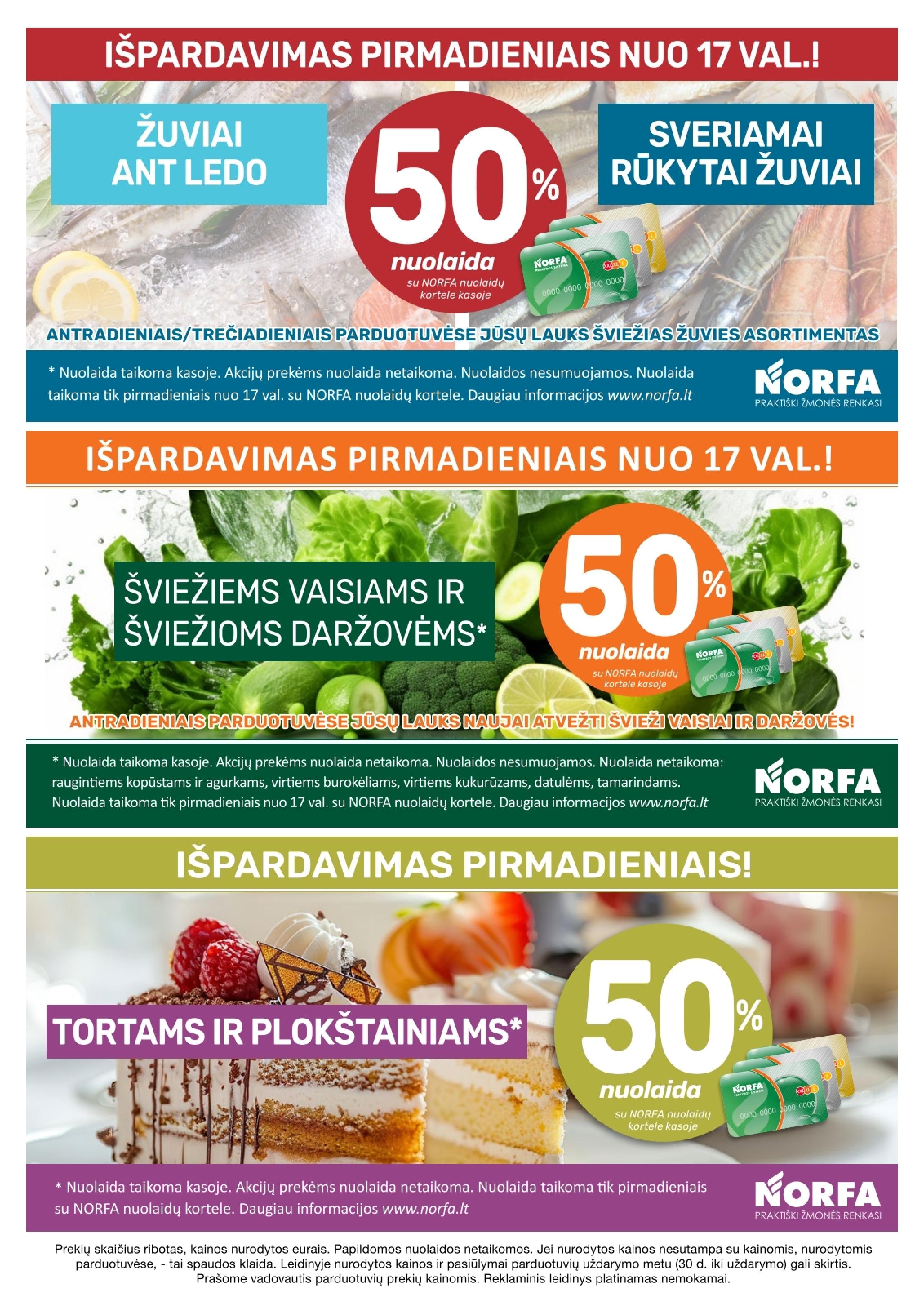 Naujausias NORFA kaininis katalogas 2026.01.08 - 2026.01.21