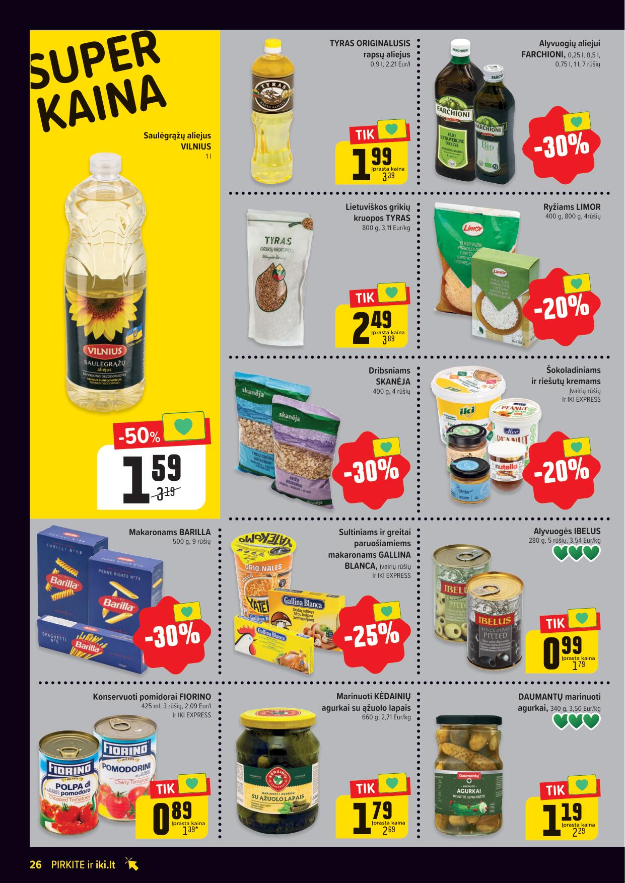 Naujausias IKI kaininis katalogas 2023.11.20 - 2023.11.26