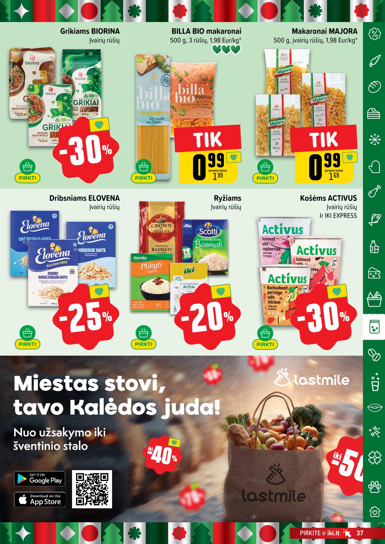 Naujausias IKI kaininis katalogas 2025.12.01 - 2025.12.07