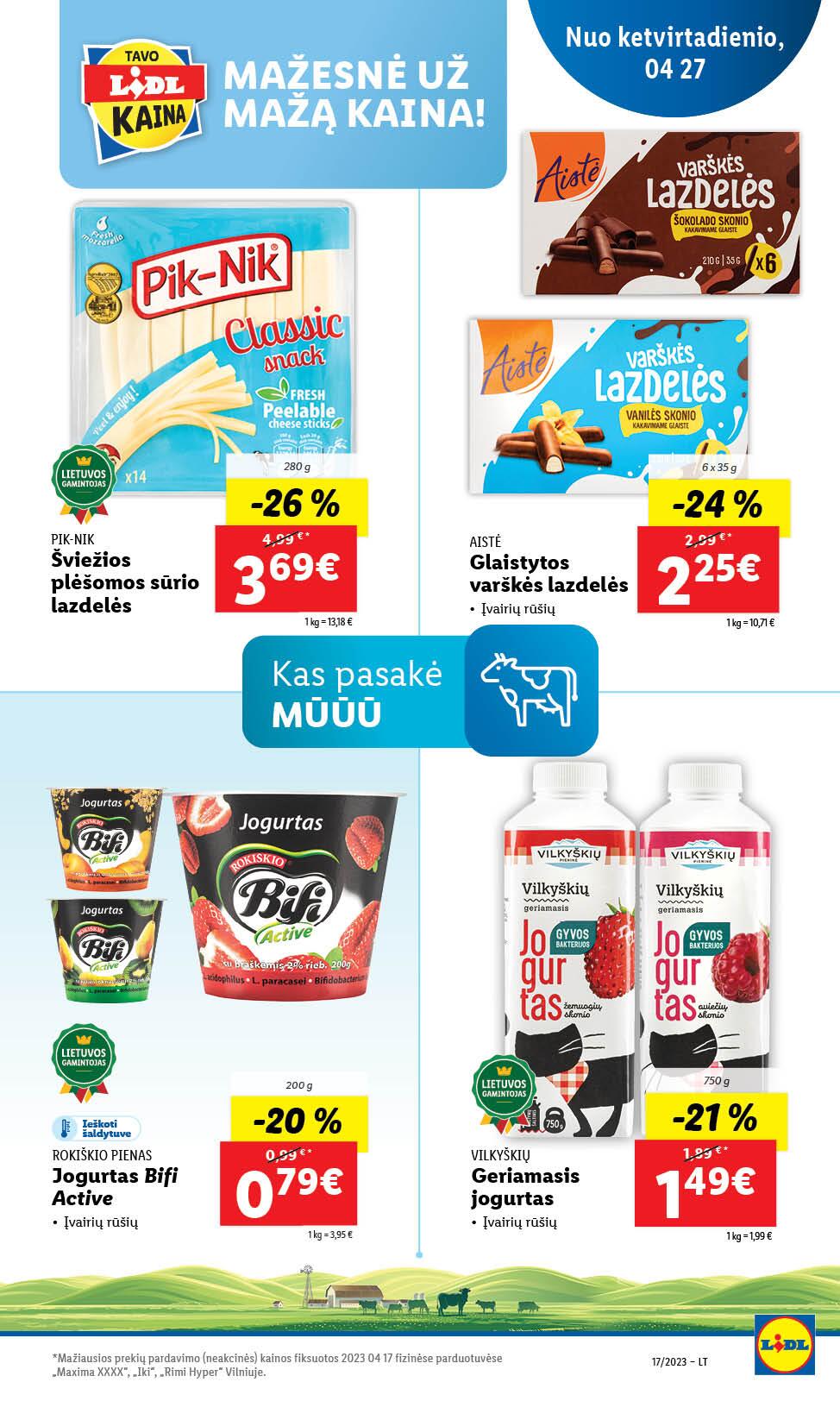 Naujausias LIDL kaininis katalogas 2023.04.24 - 2023.04.30
