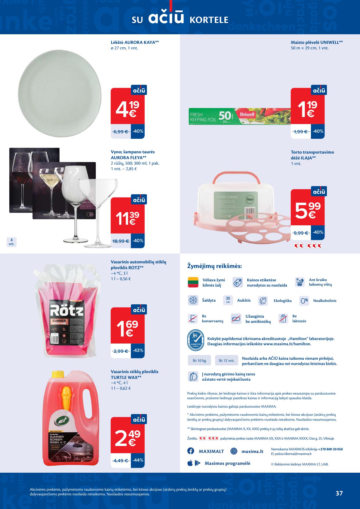 Naujausias MAXIMA kaininis katalogas 2026.03.31 - 2026.04.06