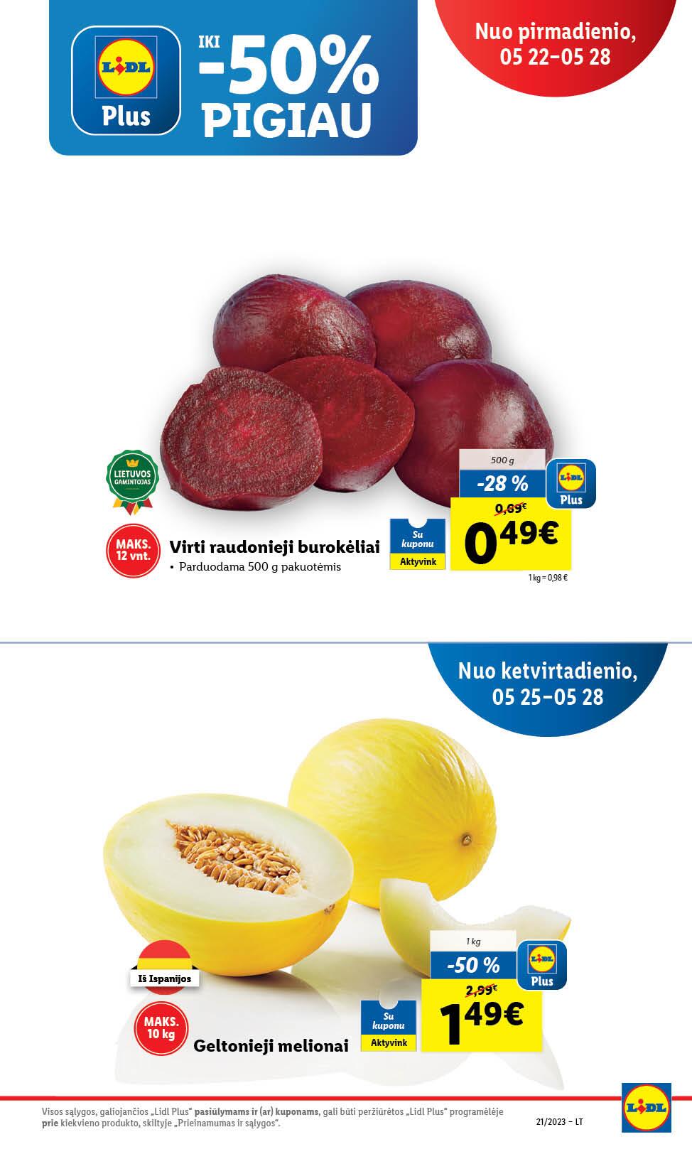 Naujausias LIDL kaininis katalogas 2023.05.22 - 2023.05.28