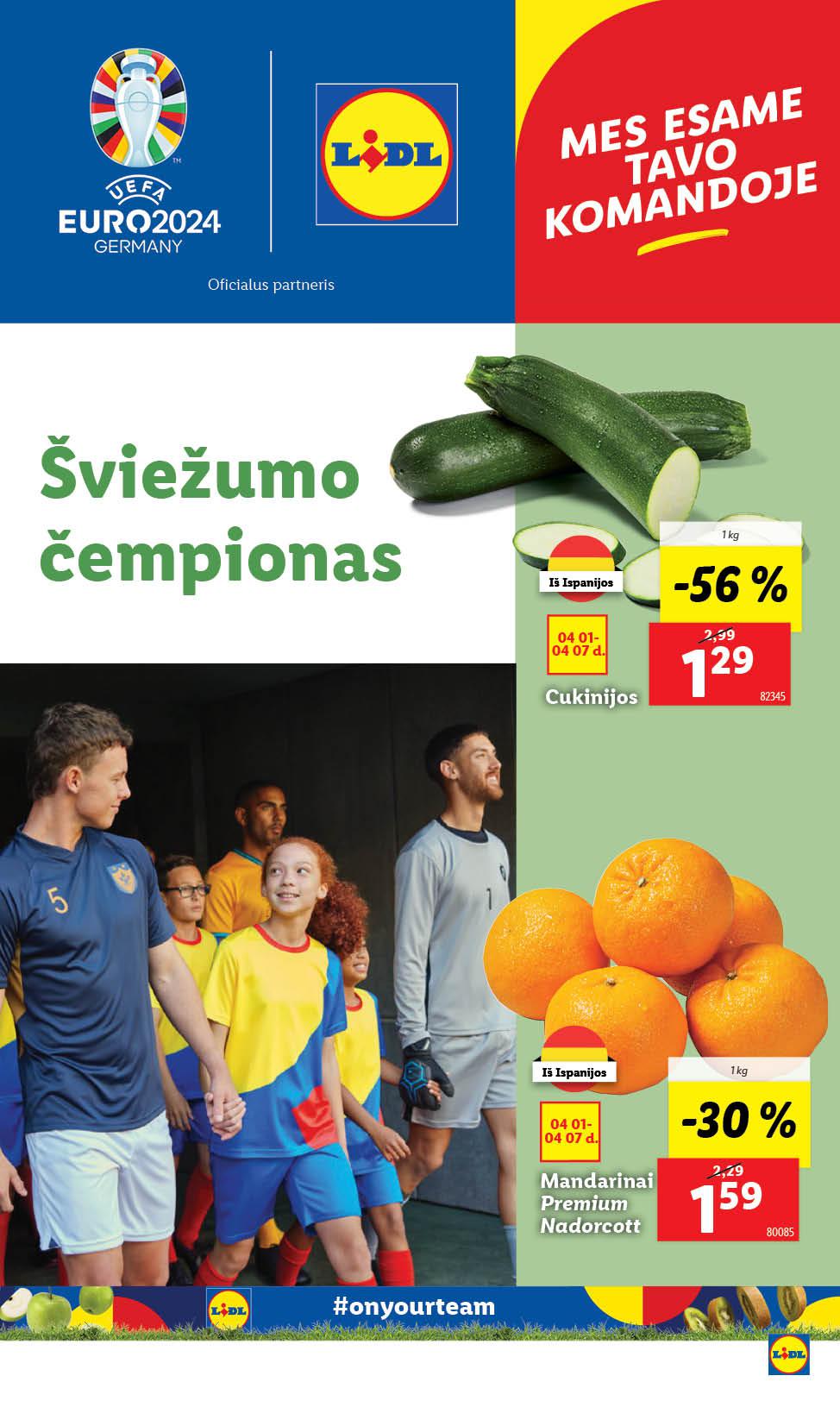 Naujausias LIDL kaininis katalogas 2024.04.01 - 2024.04.07