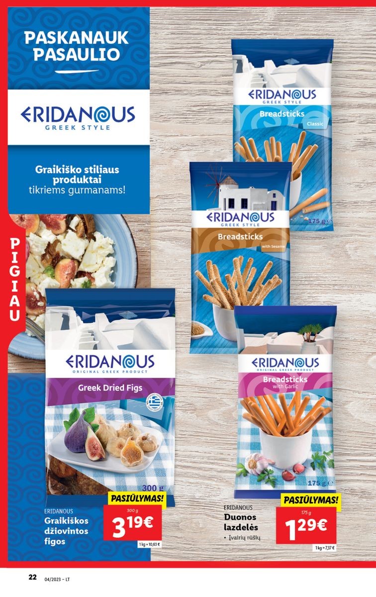 Naujausias LIDL kaininis katalogas 2023.01.23 - 2023.01.29