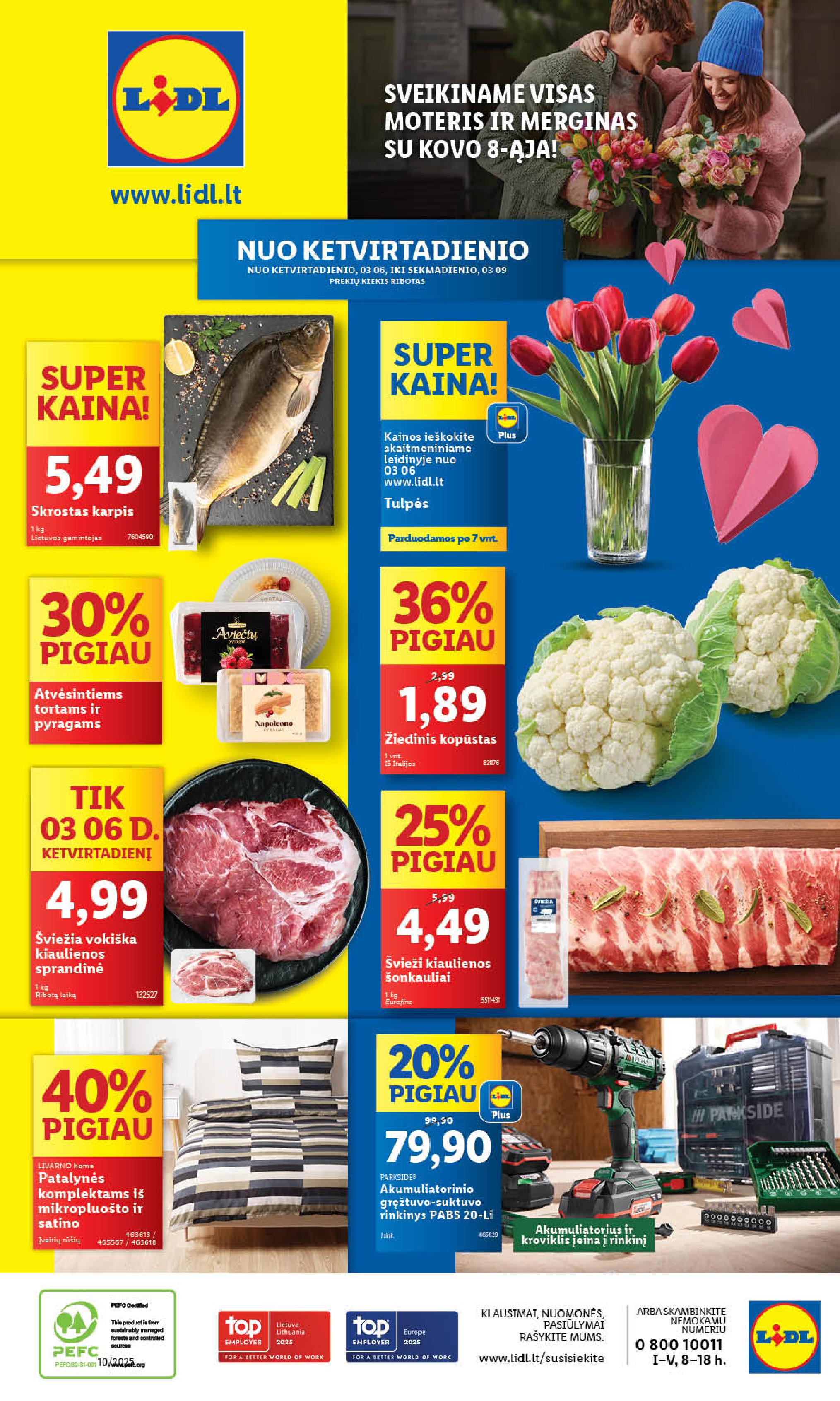 Naujausias LIDL kaininis katalogas 2025.03.03 - 2025.03.09