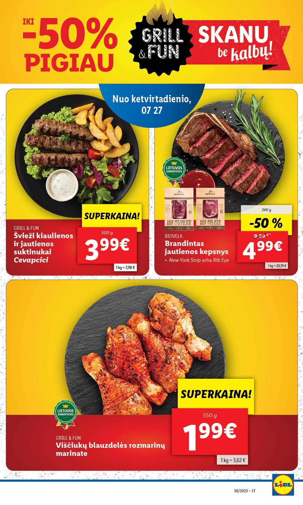 Naujausias LIDL kaininis katalogas 2023.07.24 - 2023.07.30