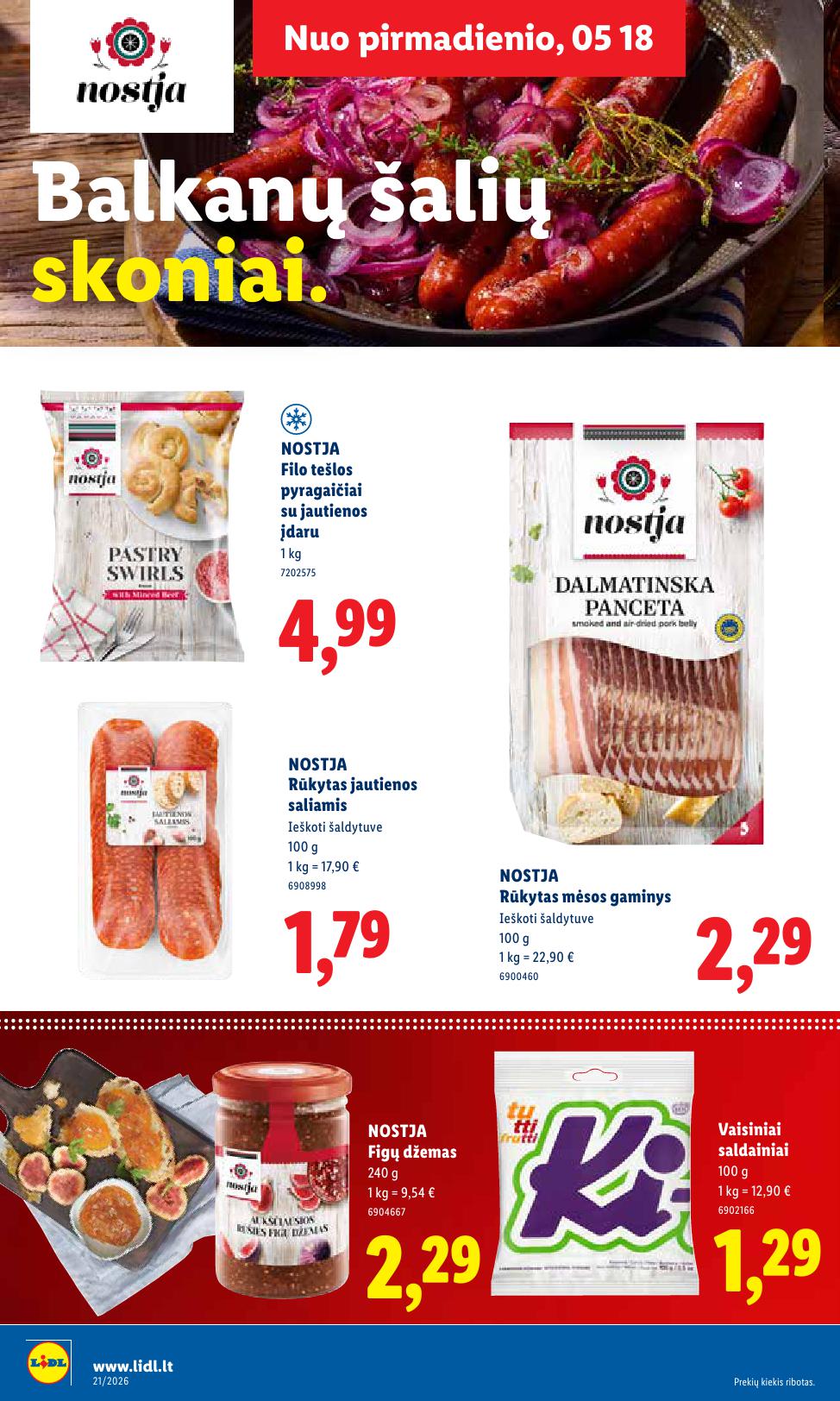 Naujausias LIDL kaininis katalogas 2026.05.18 - 2026.05.24