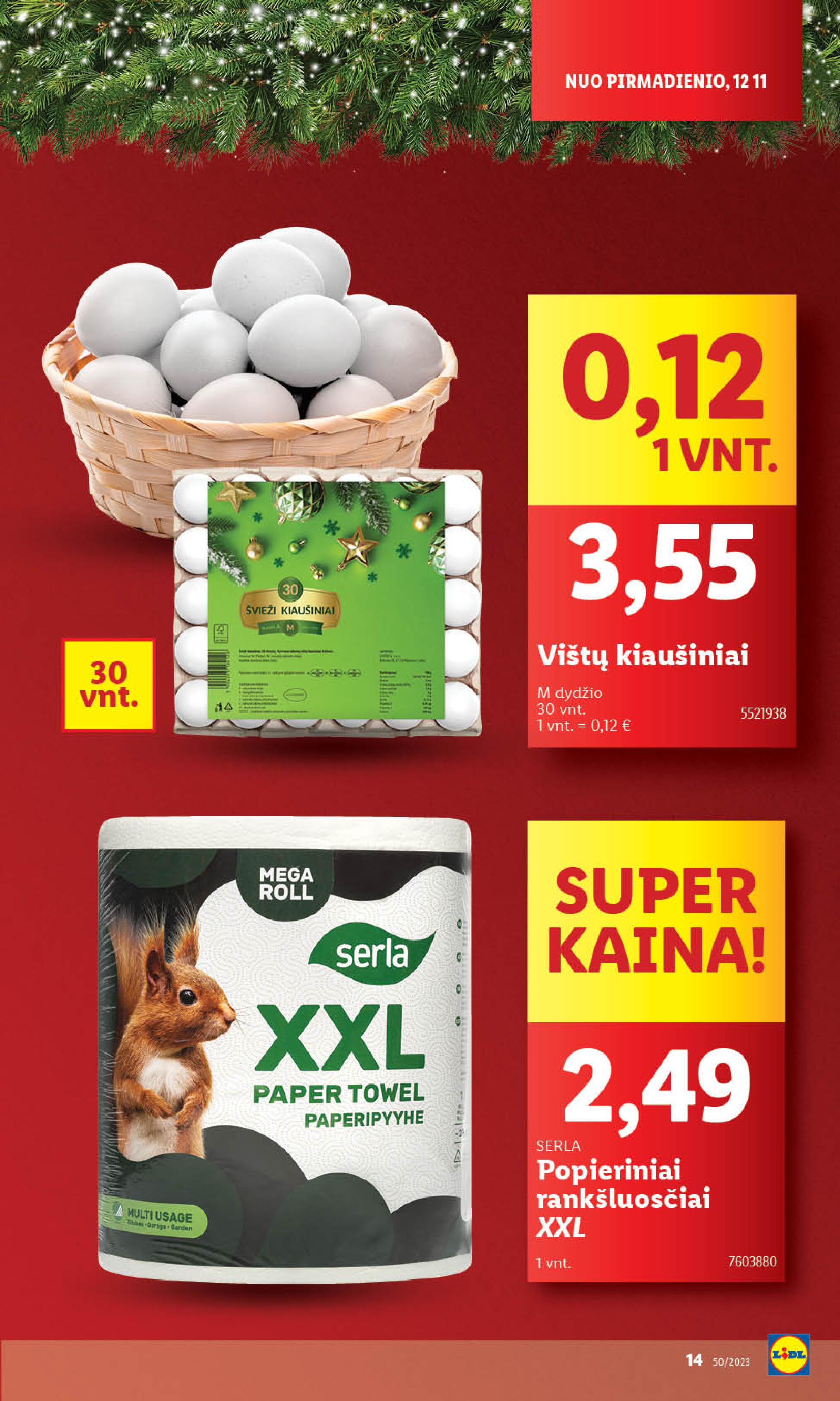 Naujausias LIDL kaininis katalogas 2023.12.11 - 2023.12.17