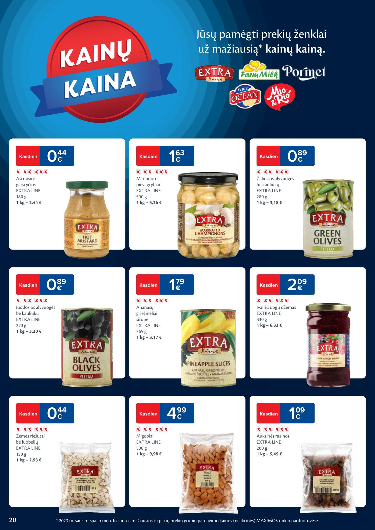 Naujausias MAXIMA kaininis katalogas 2023.12.27 - 2024.01.02