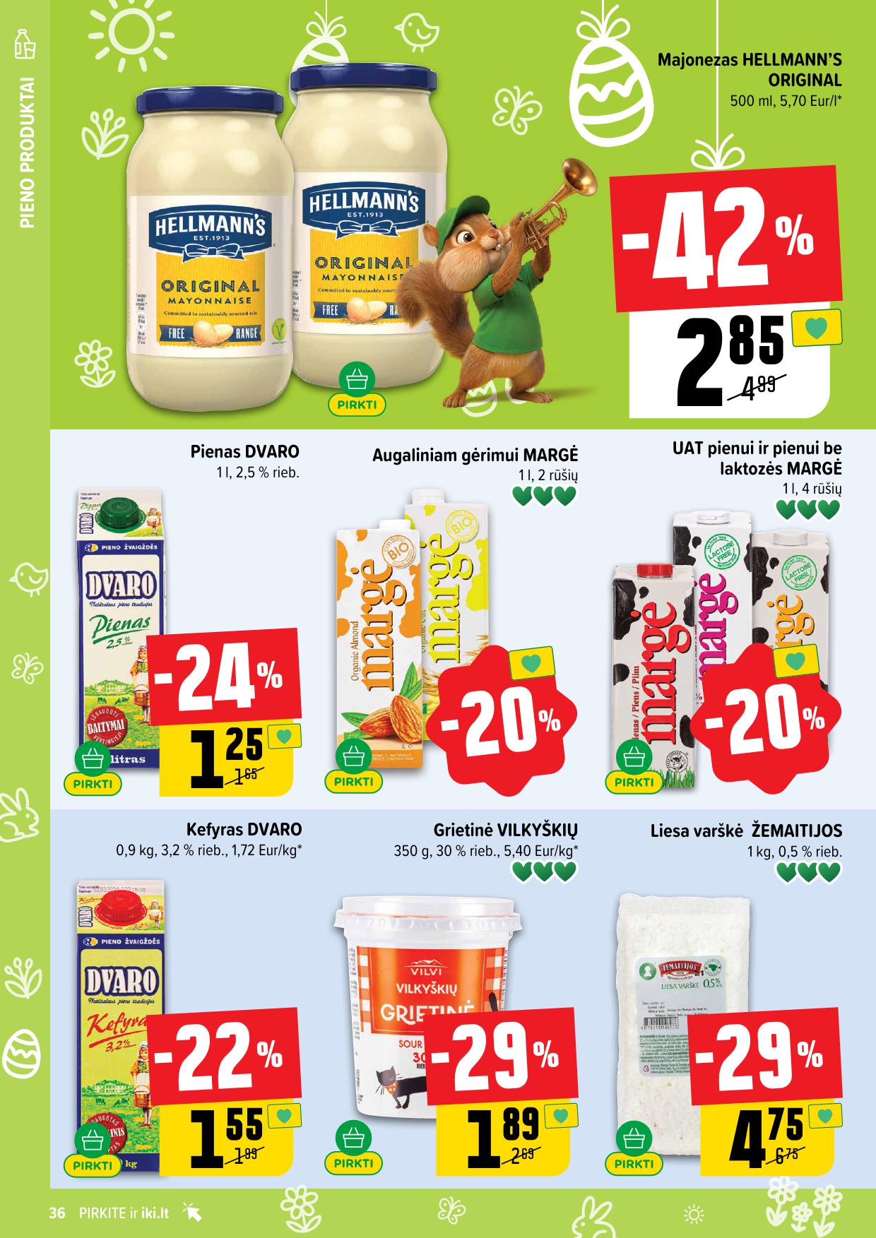 Naujausias IKI kaininis katalogas 2026.03.16 - 2026.03.22