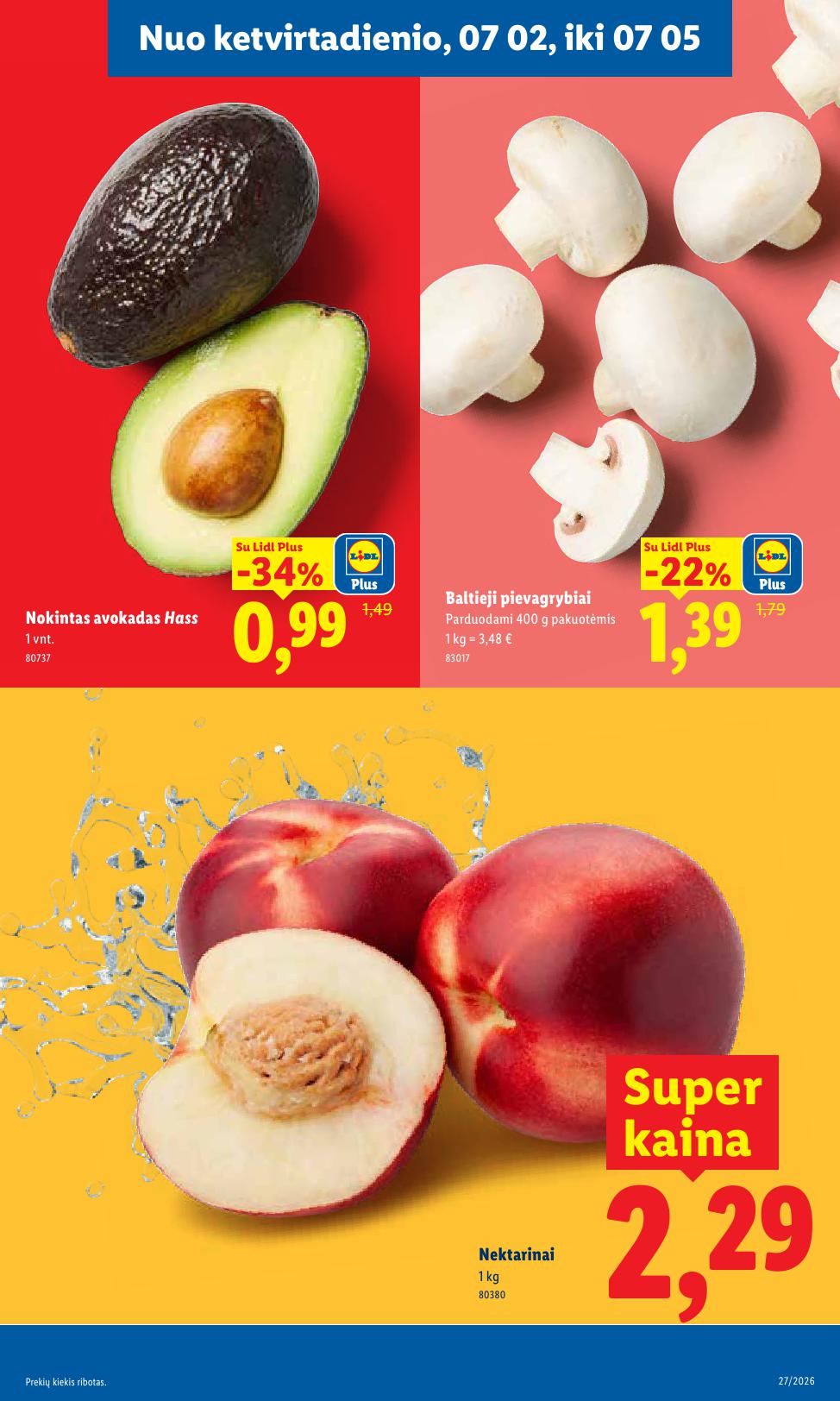 Naujausias LIDL kaininis katalogas 2026.06.29 - 2026.07.05