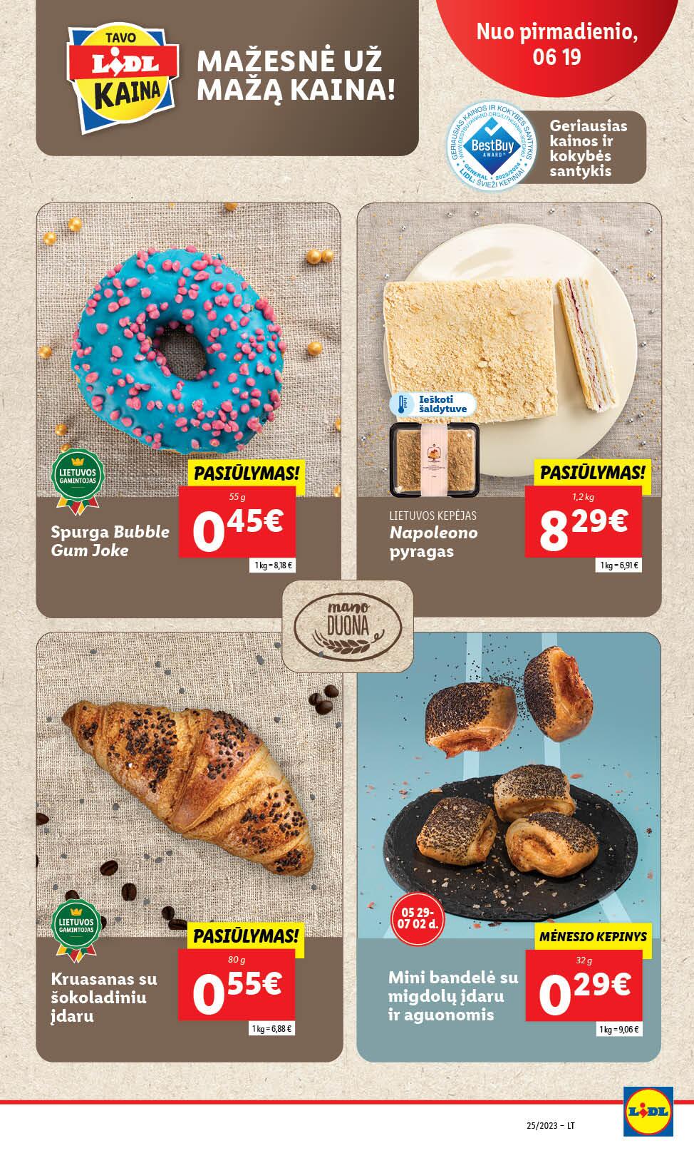 Naujausias LIDL kaininis katalogas 2023.06.19 - 2023.06.25