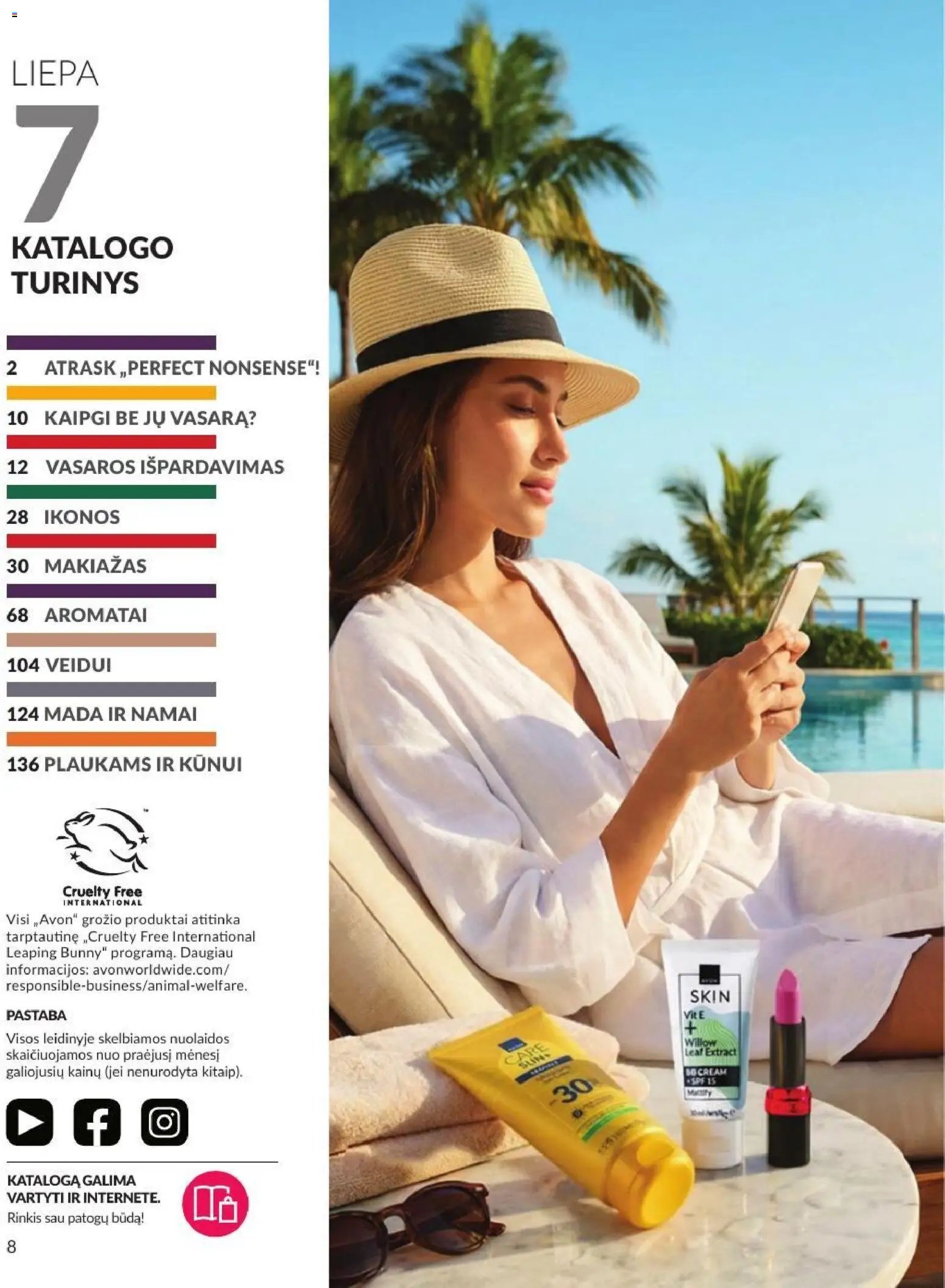Naujas AVON katalogas galioja 2026.07.01 - 2026.07.31