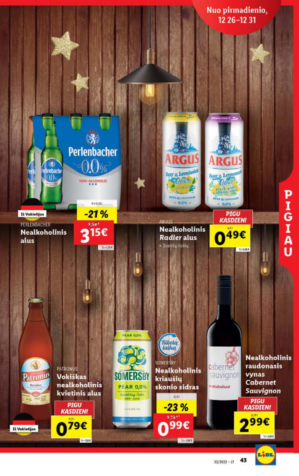 Naujausias LIDL kaininis katalogas 2022.12.26 - 2023.01.01