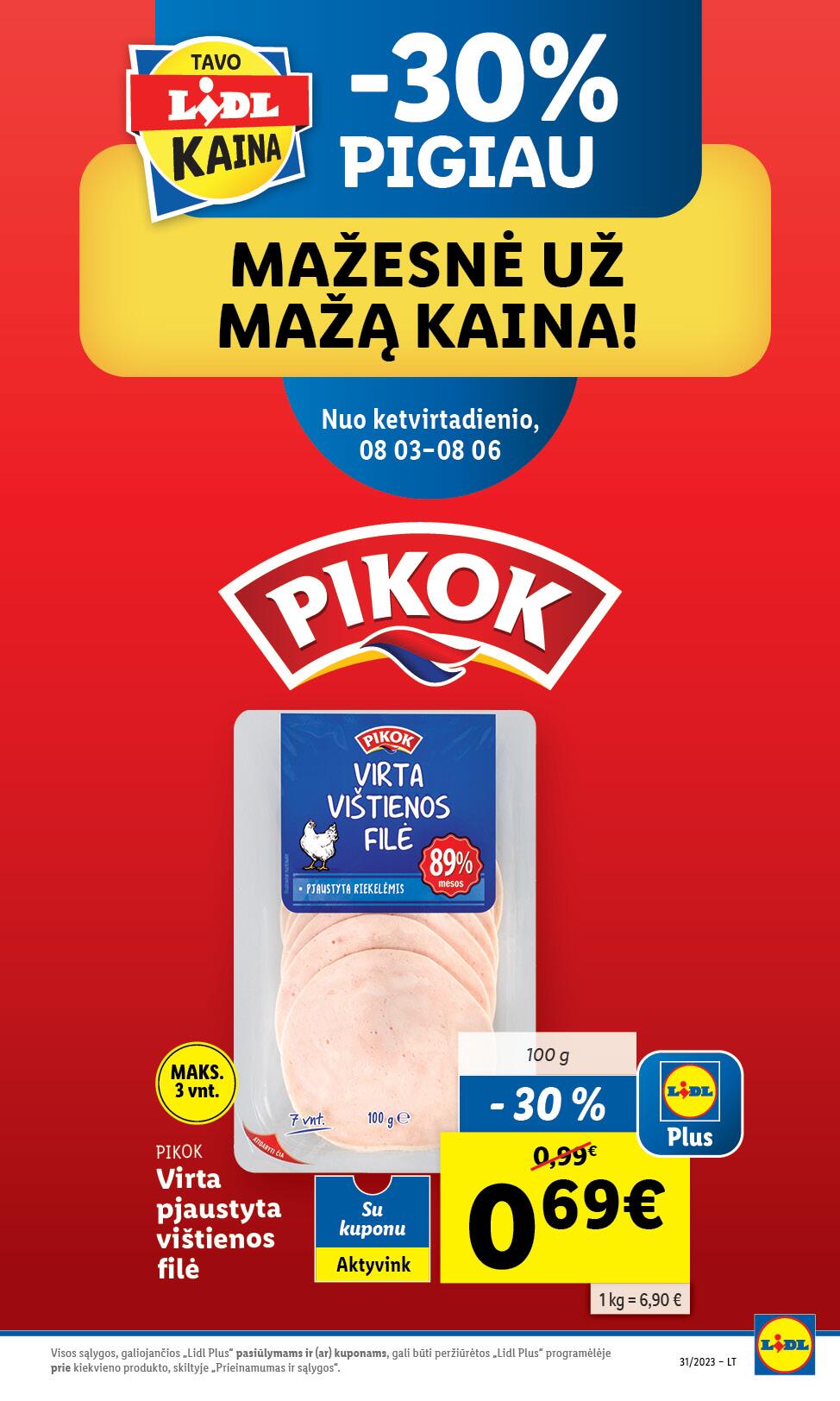 Naujausias LIDL kaininis katalogas 2023.07.31 - 2023.08.06