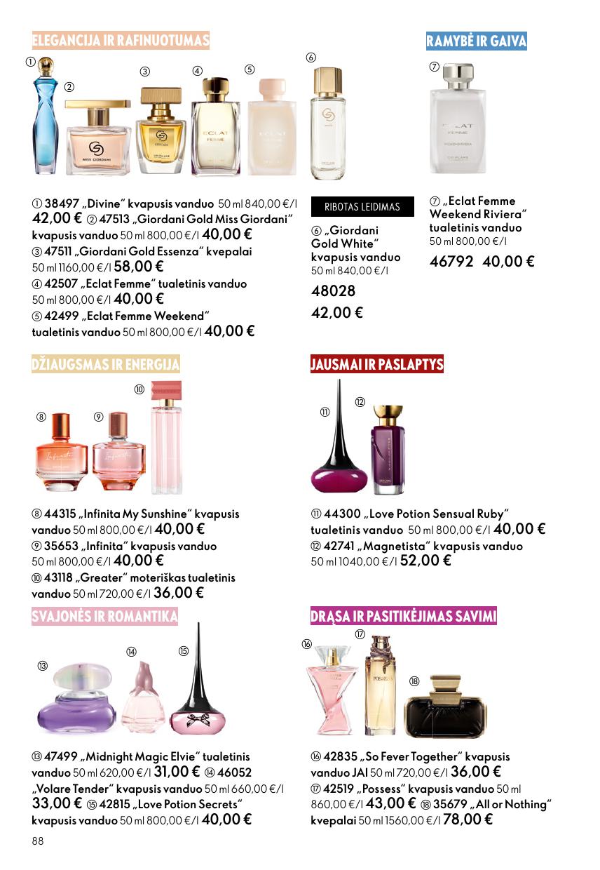 Naujas ORIFLAME katalogas galioja 2026.02.18 - 2026.03.10