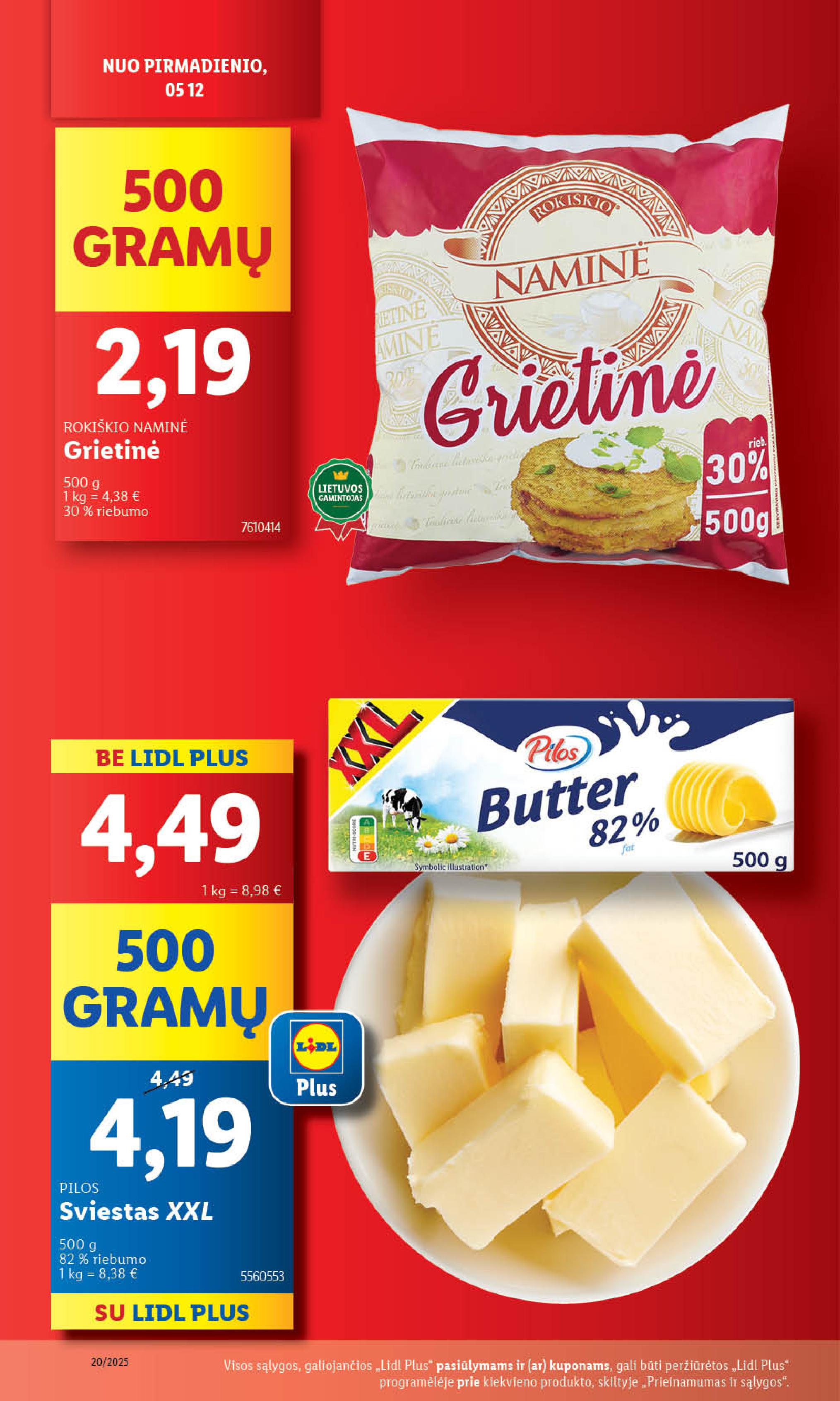 LIDL akcijų ir nuolaidų leidinys 2025.05.12 - 2025.05.18