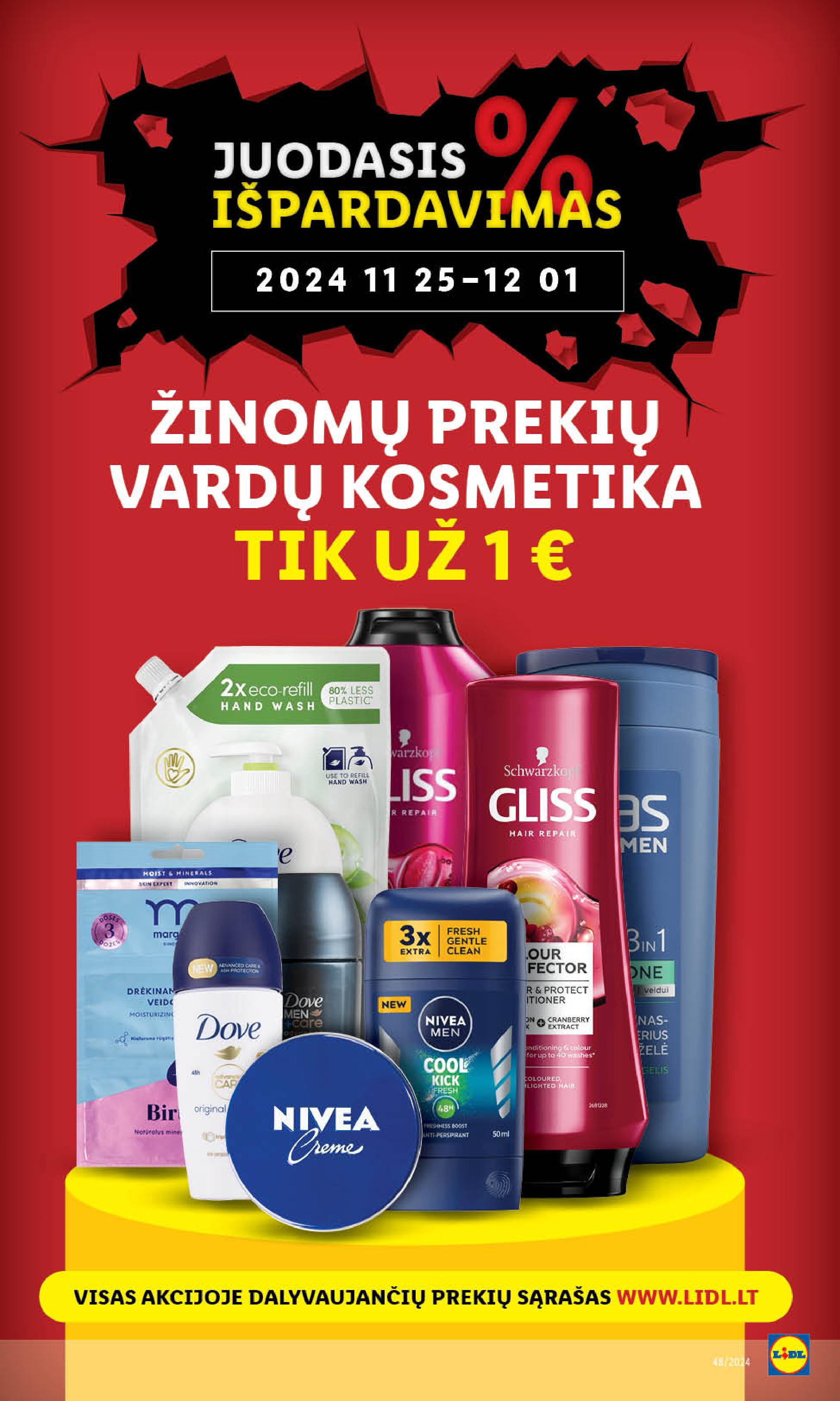 Naujausias LIDL kaininis katalogas 2024.11.25 - 2024.12.01